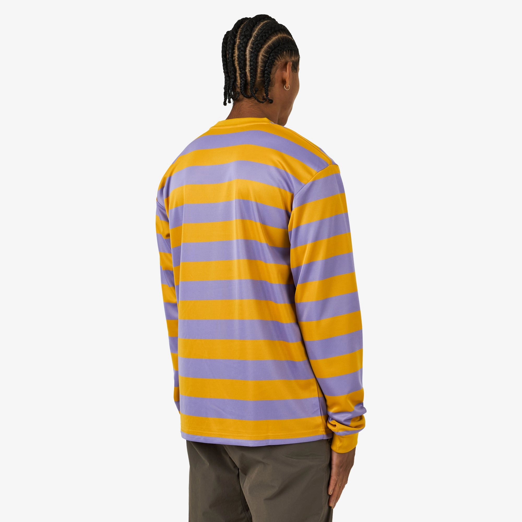 Patta Striped Longsleeve Football Jersey Chalk Violet tennis event ping pong venue