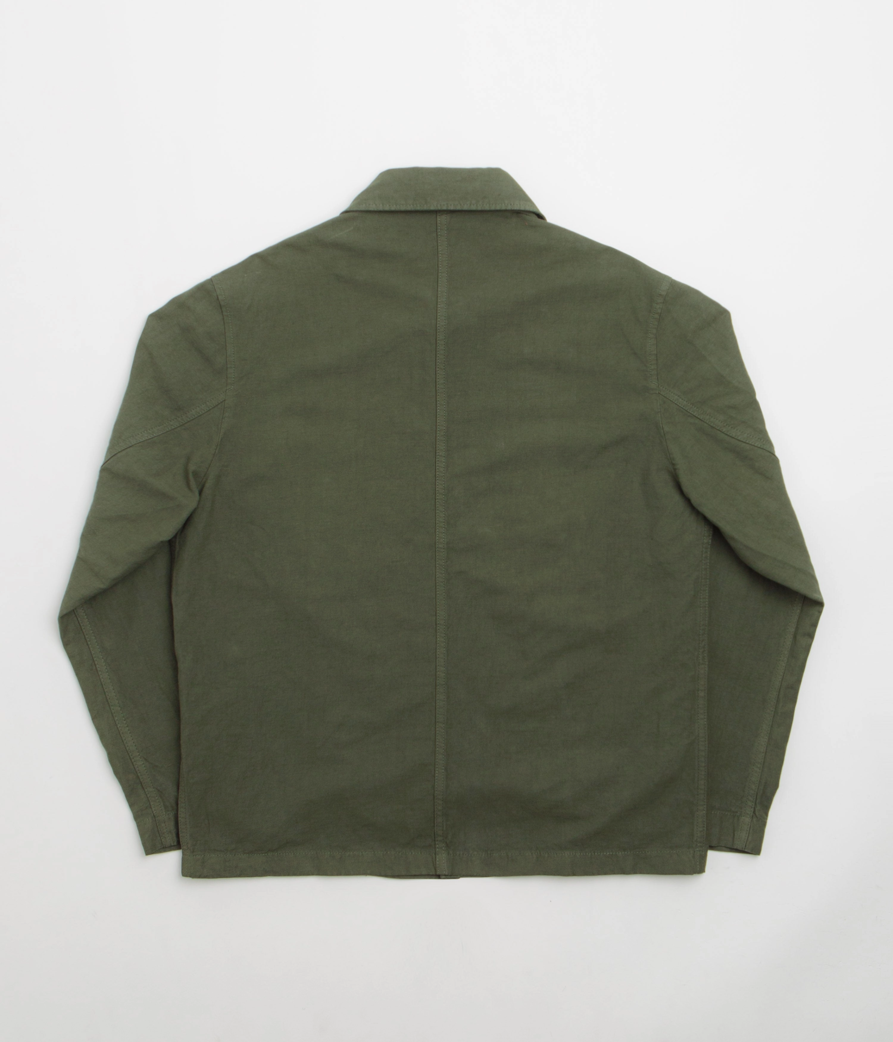 Daily Layer Declare Norse Projects Tyge Cotton Linen Overshirt - Spruce Green
