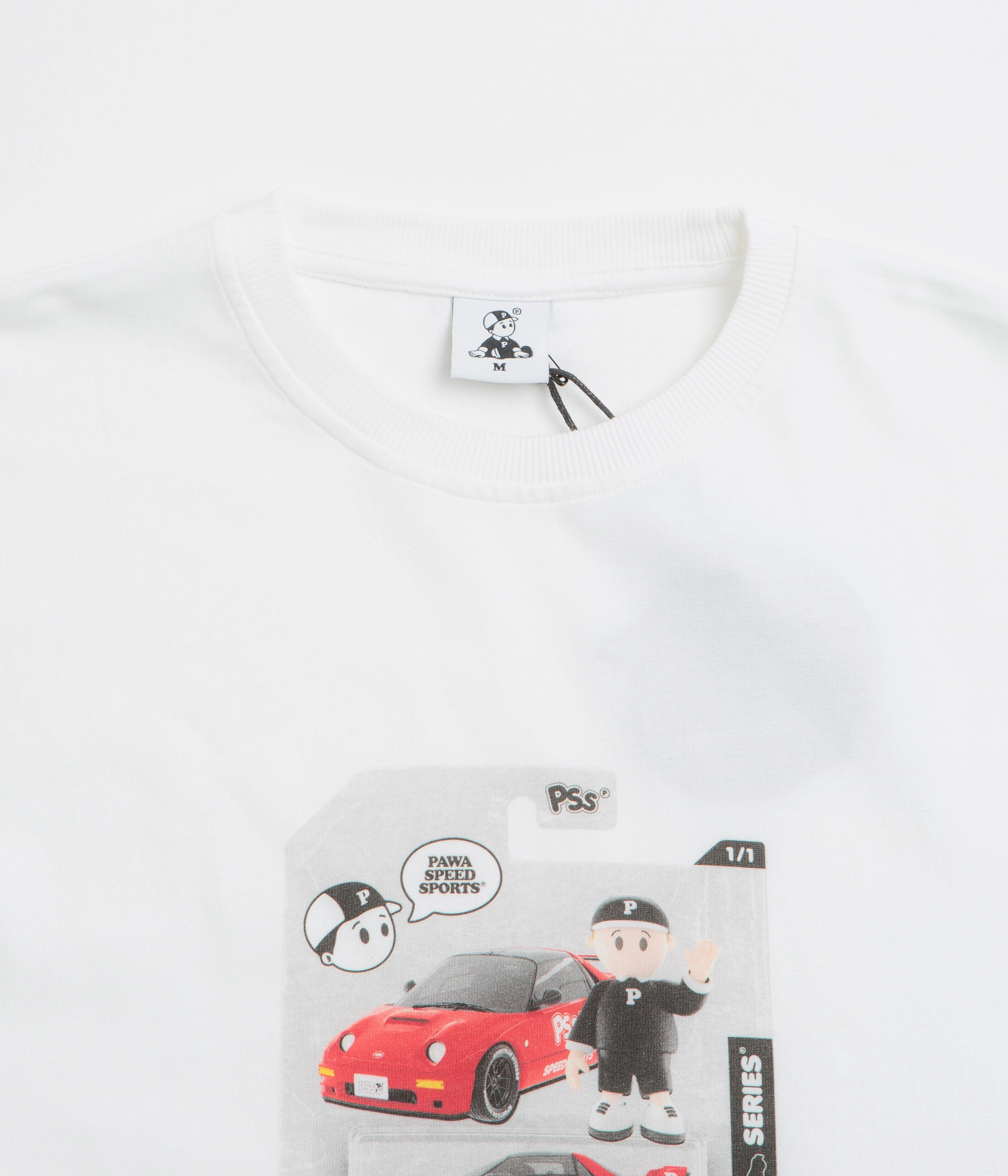 Pawa Speed Sports AZ1-Toy T-Shirt - White two-piece floral