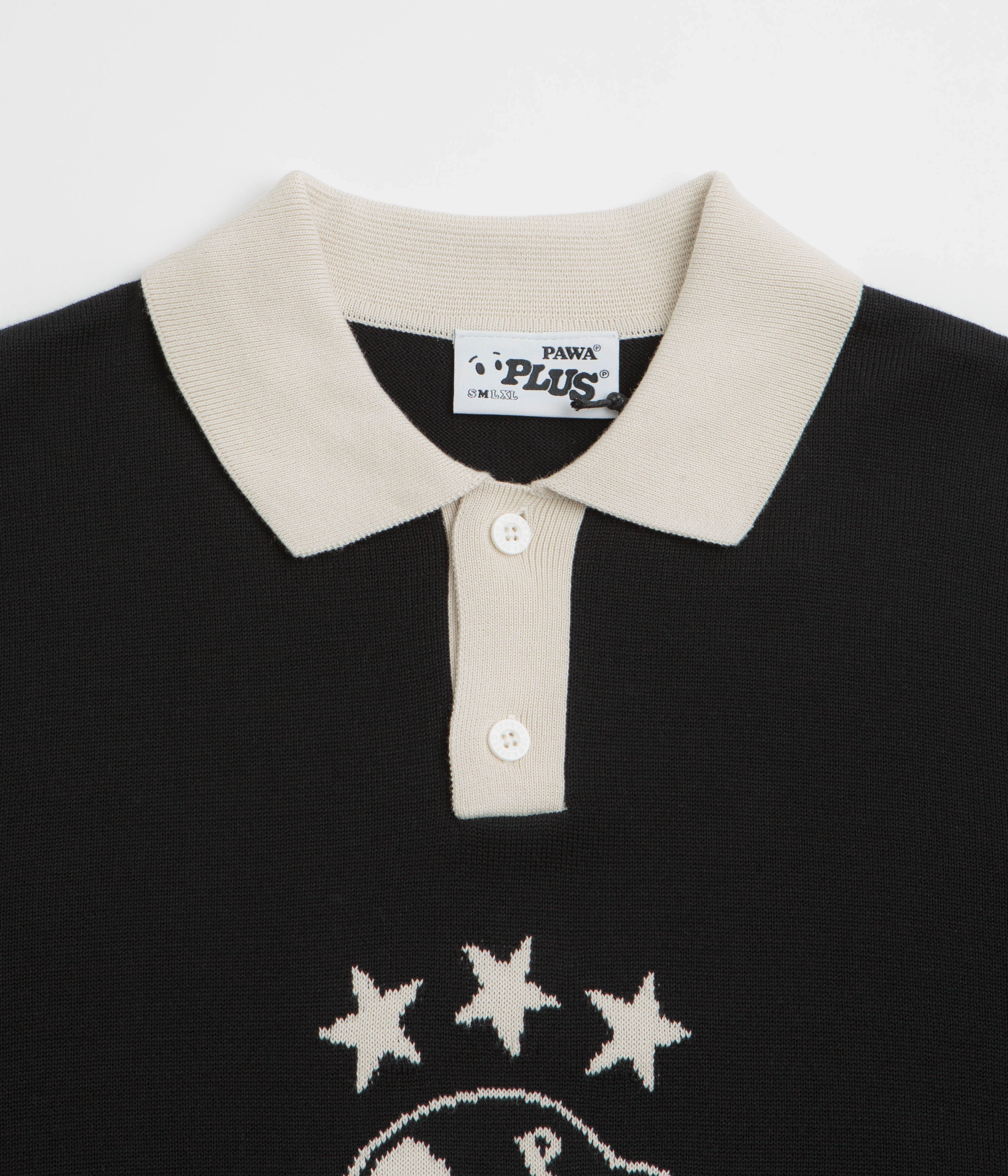 youth trend Essential Layer Pawa Speed Sports Footie Knit Polo Shirt - Black