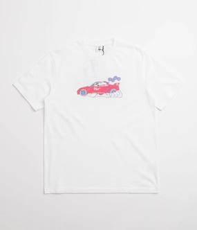 Organic Cotton pool venue Pawa Speed Sports Raceday T-Shirt - White