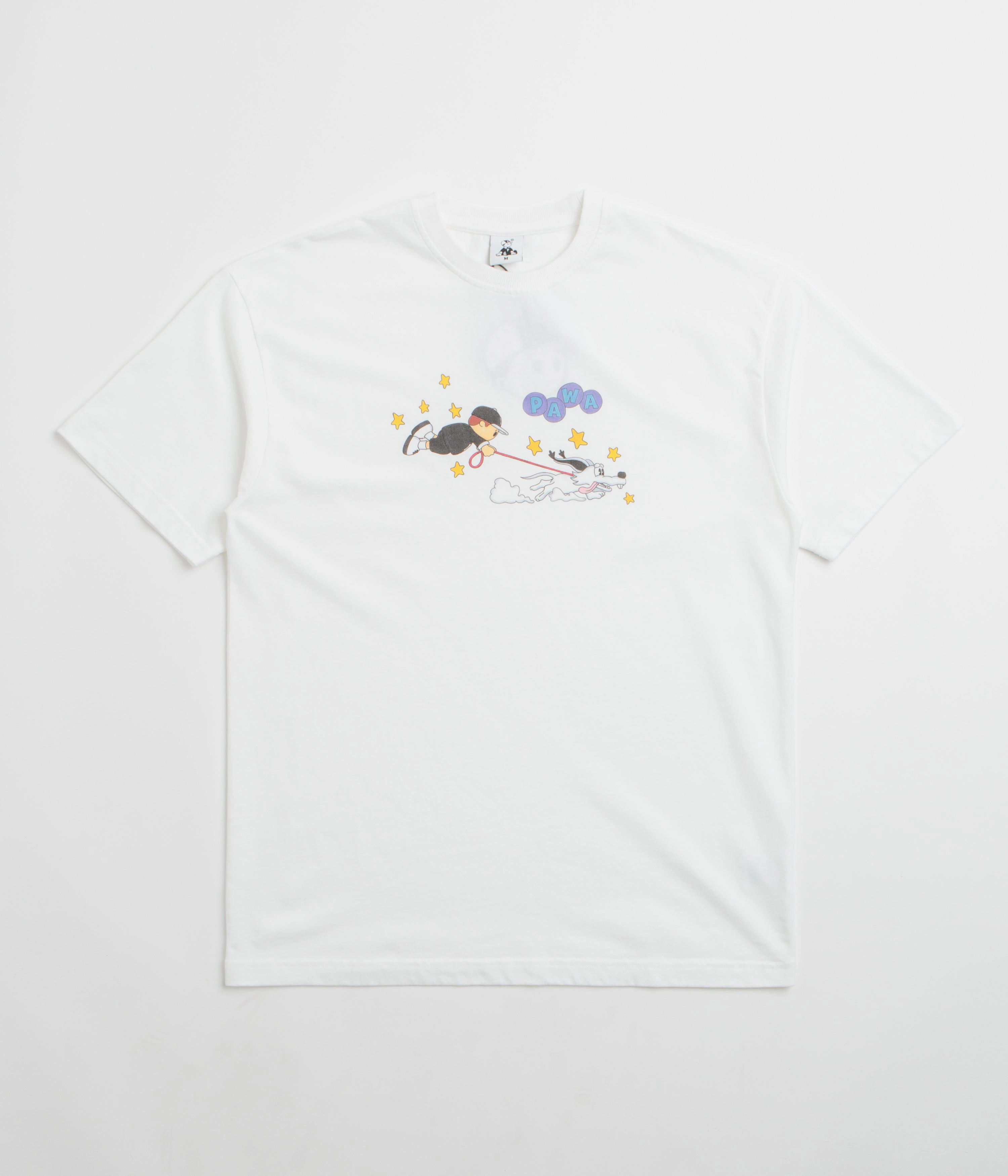 Pawa Speed Sports Walkies T-Shirt - White Tagless Neck Design