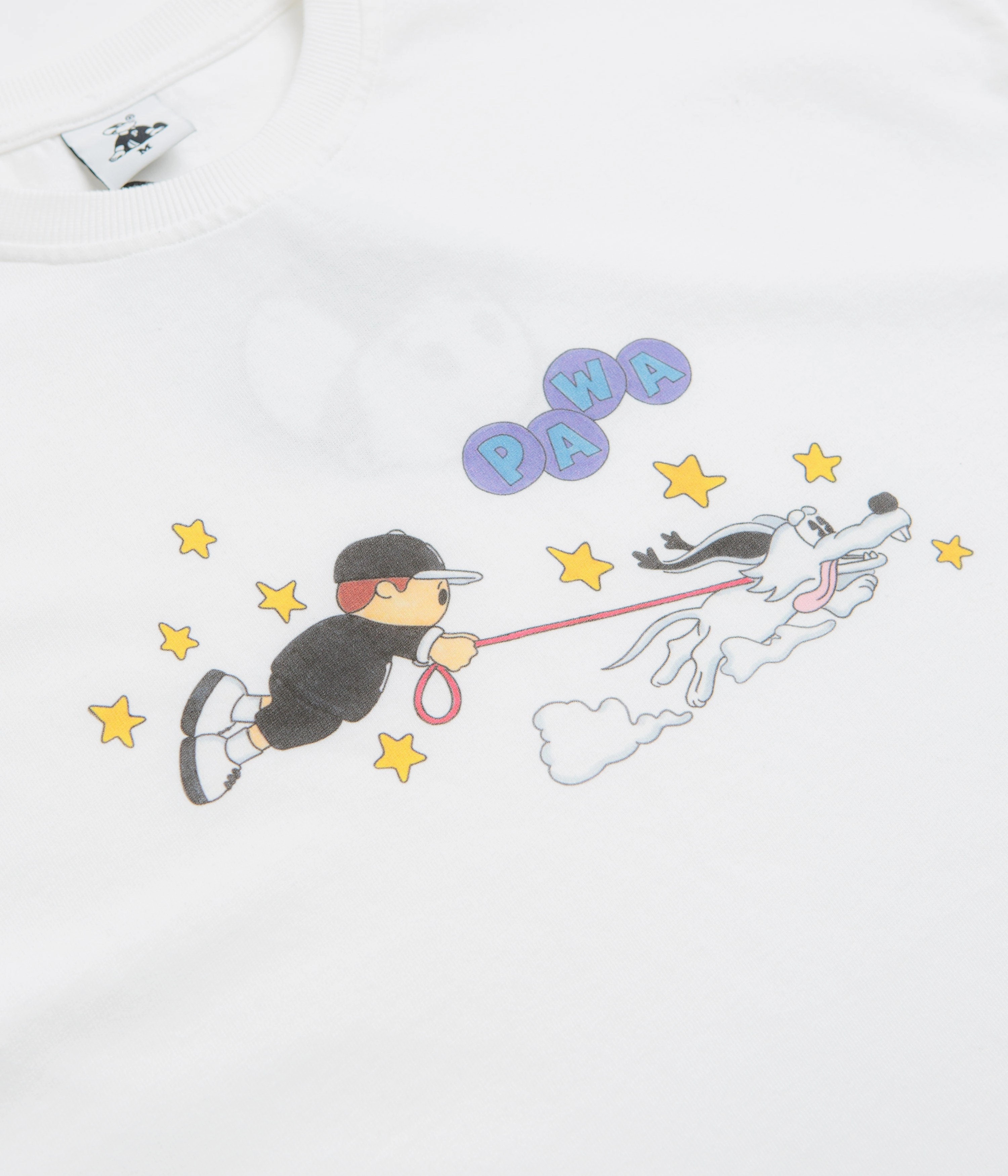 Pawa Speed Sports Walkies T-Shirt - White Patchwork