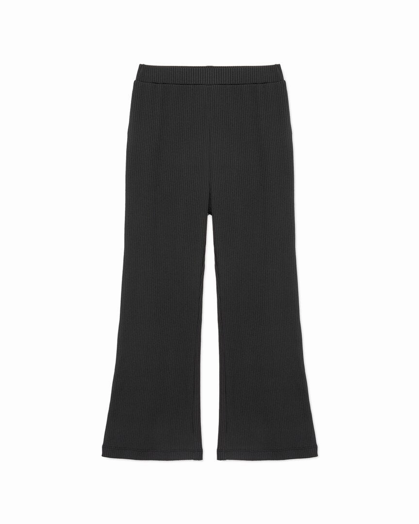 No Bunching Peek Kids Ribbed Flare Pant