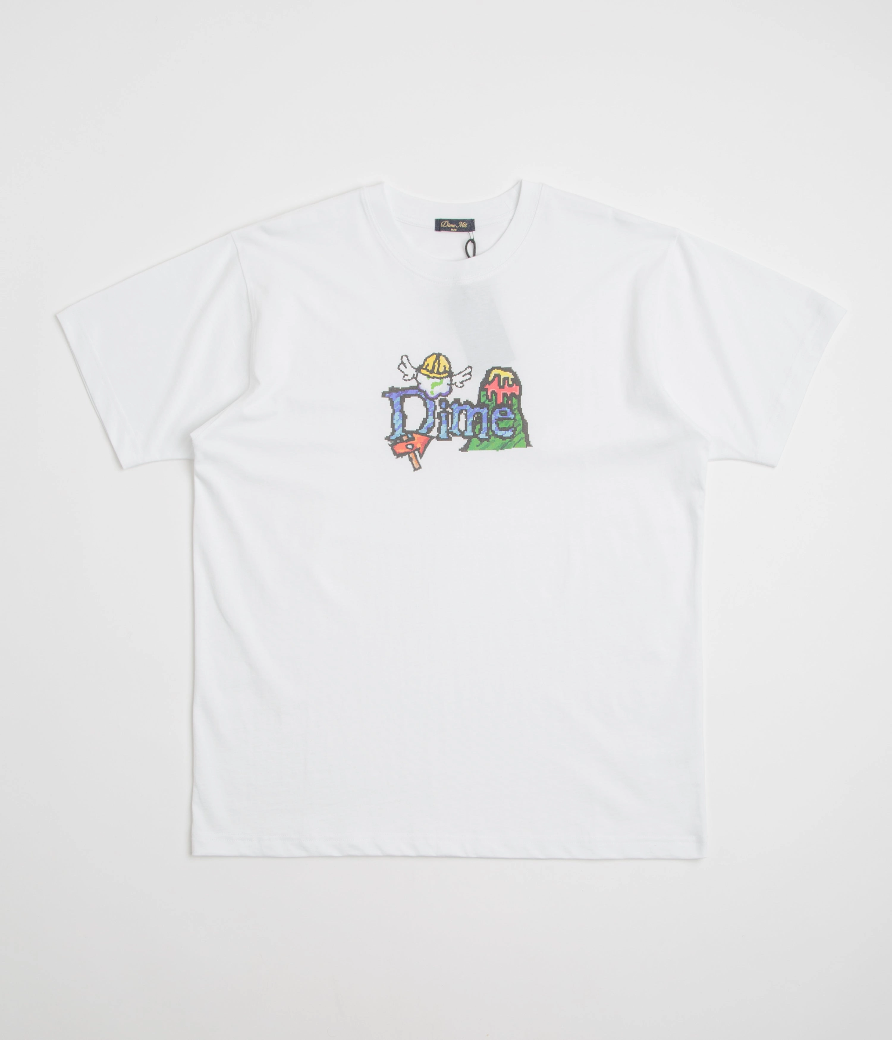 tie waist cruise venue Dime Classic Fuzzy T-Shirt - White