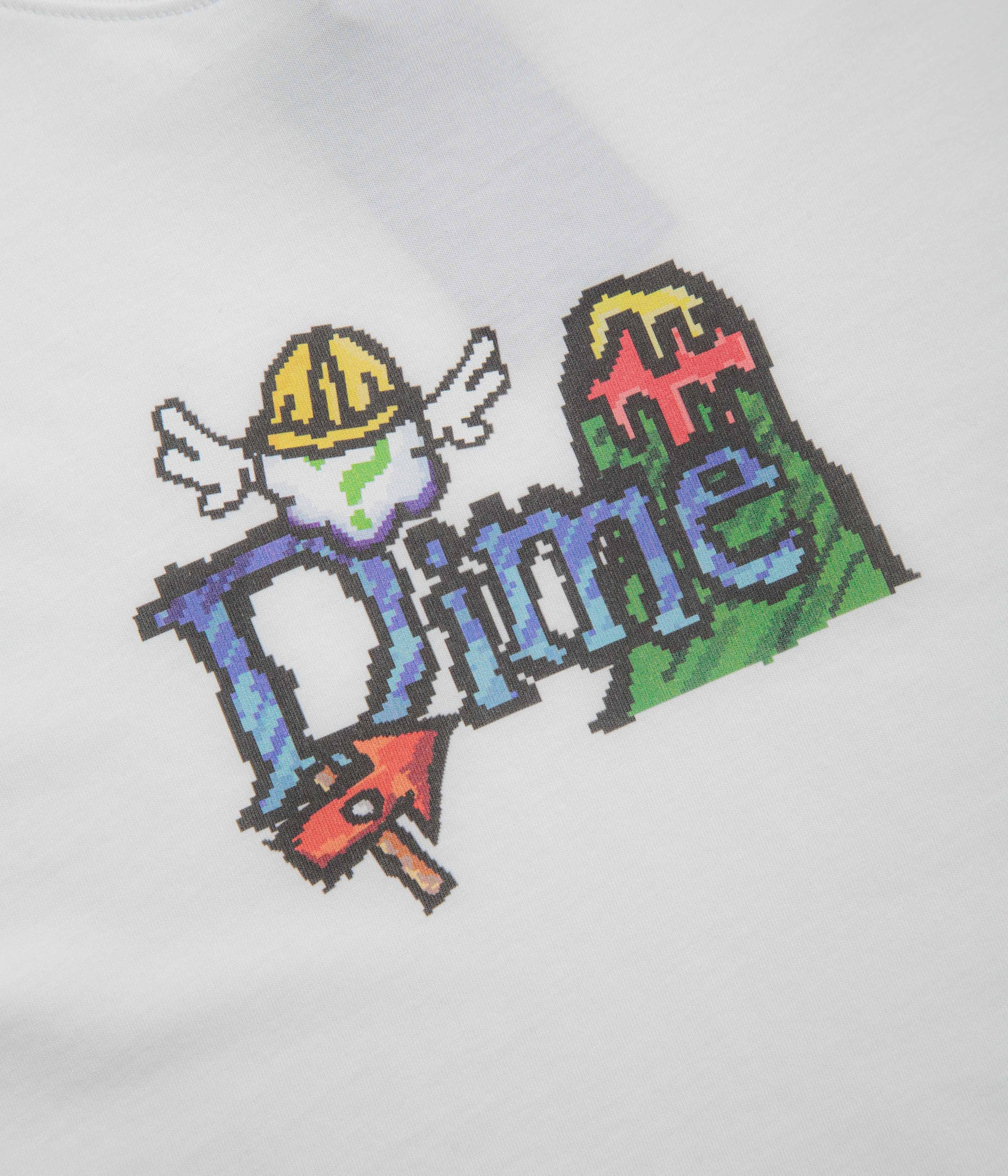 Conference Dime Classic Fuzzy T-Shirt - White