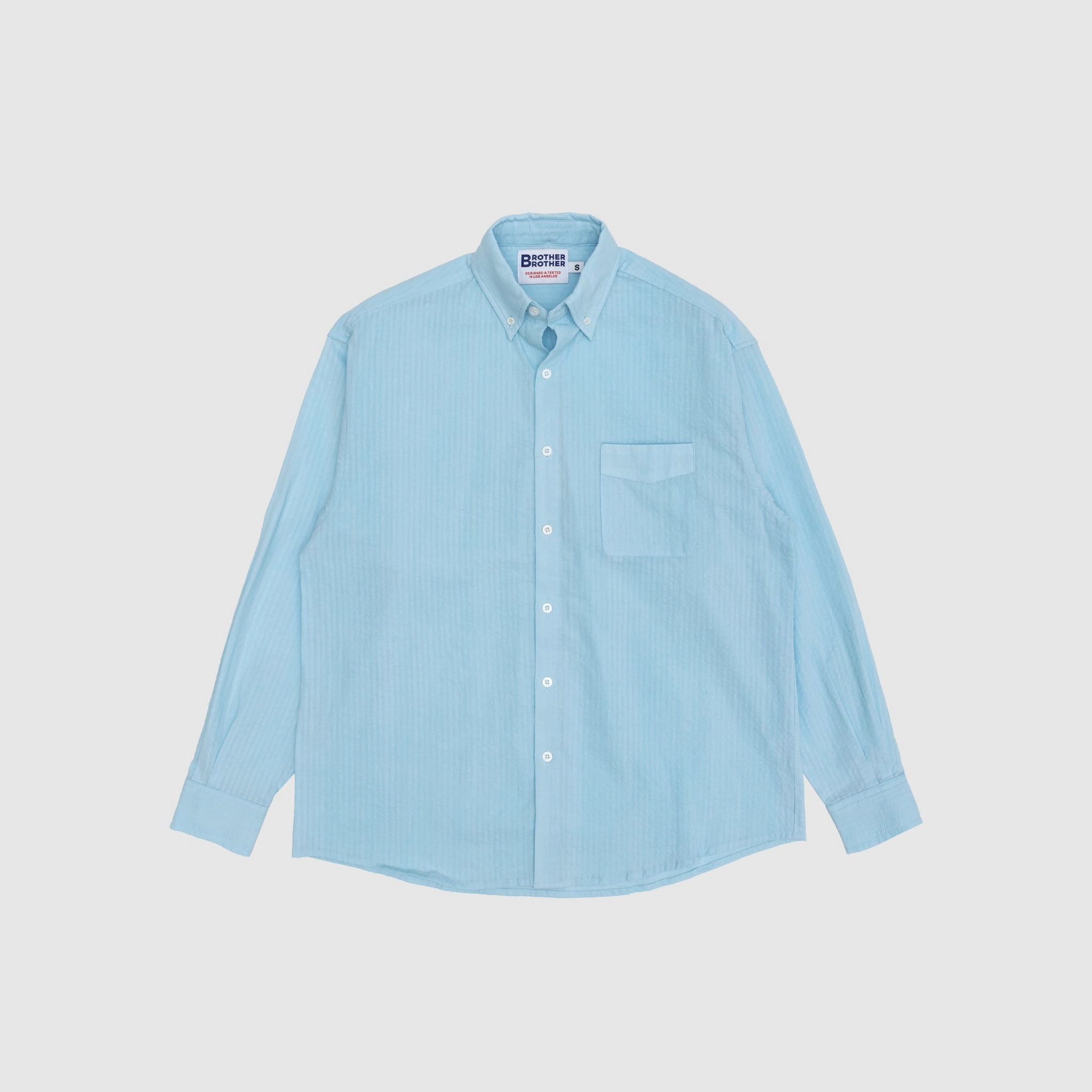 SIMPLE STITCH SEERSUCKER SHIRT Summer Vibes
