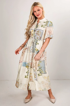 Perfectly You Natural Floral Maxi Dress Inner Feel Chic Balance