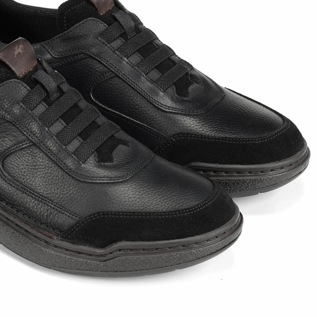 Fluchos Men's Rocky Guinea Bora Black Leather sports shoes Natural Feel