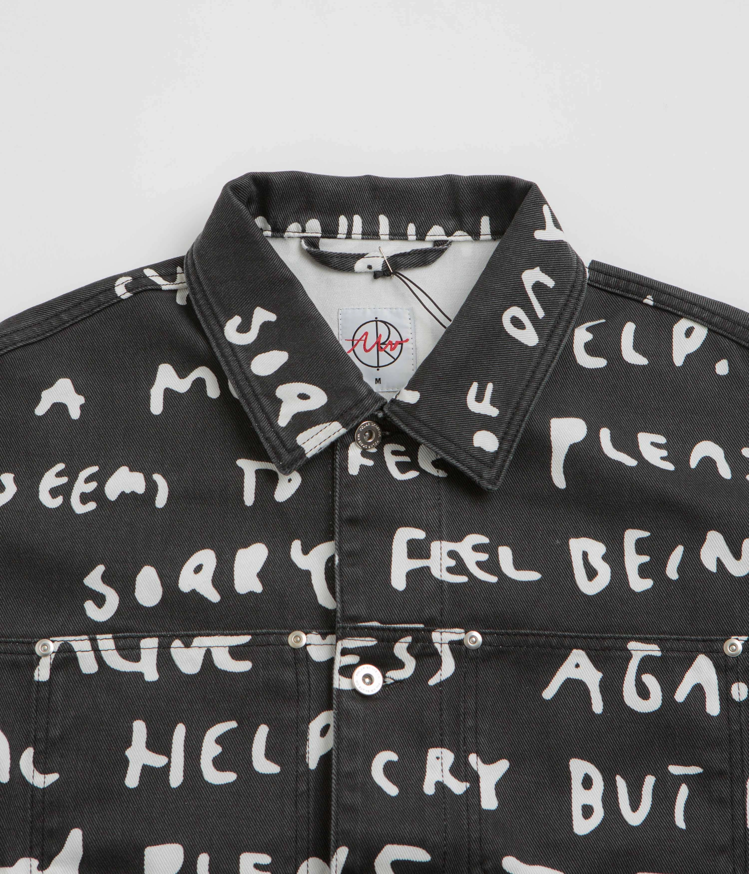 Warm Outerwear Polar Sad Notes Patrik Jacket - Black / White