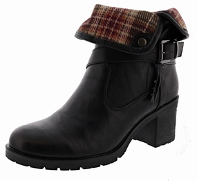 Daily Function Patricia Steppe Side Zip Closure Boots Women's