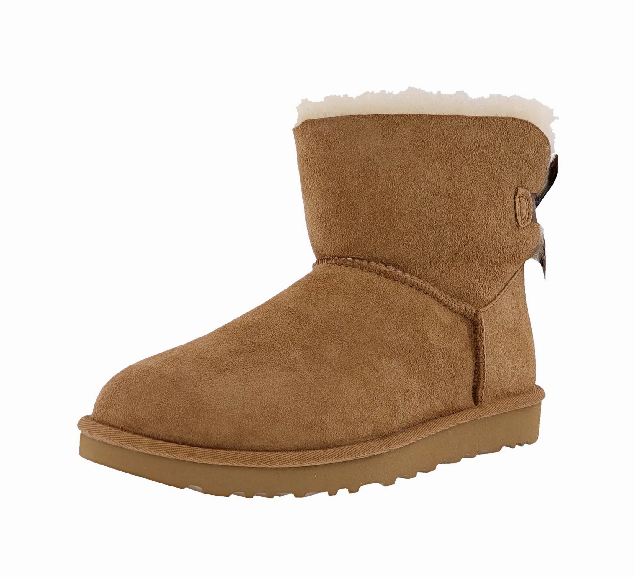 Padded Collar Structure UGG Women's Mini Bailey Bow II Boots