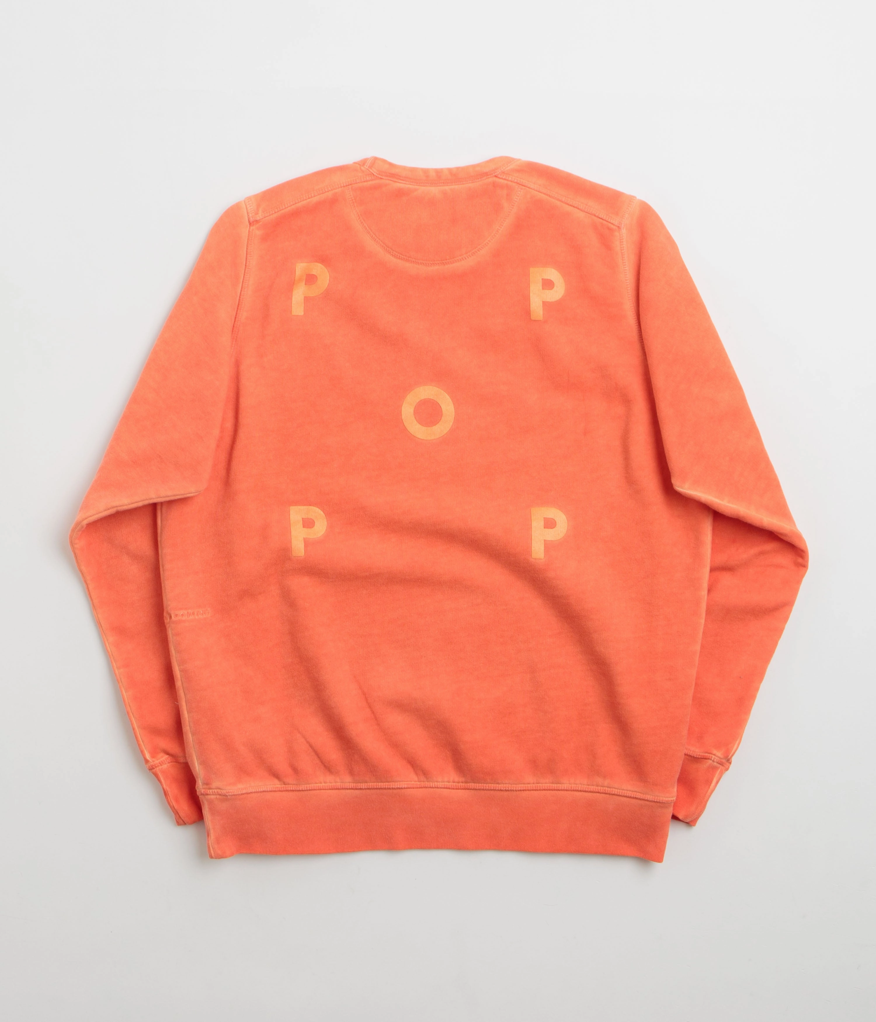 Pop Trading Company Logo Crewneck Sweatshirt - Island Poppy product weekend wearability Comfy Outerwear