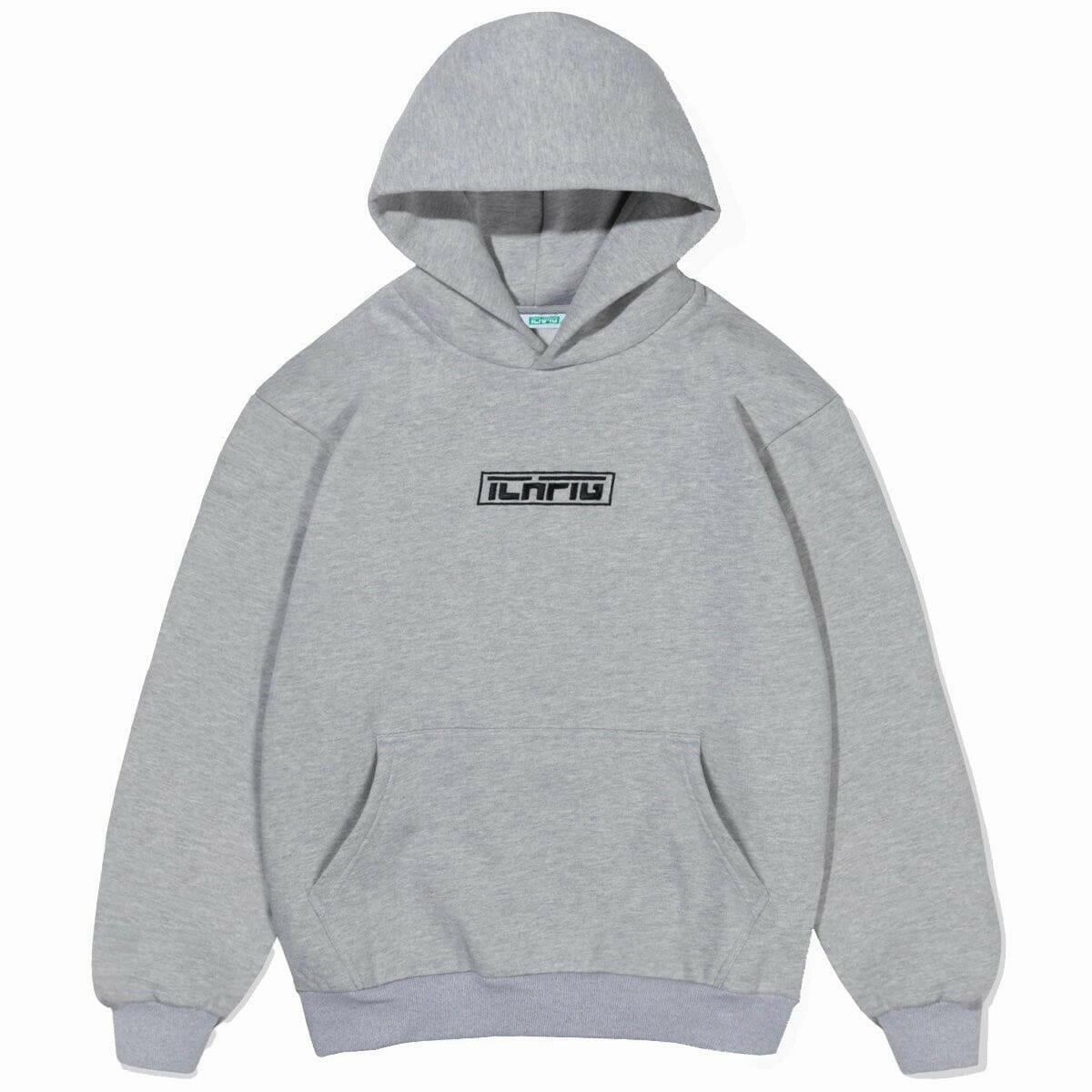 Ichpig - Strike Cordless Hoodie Grey Marle Glossy Look