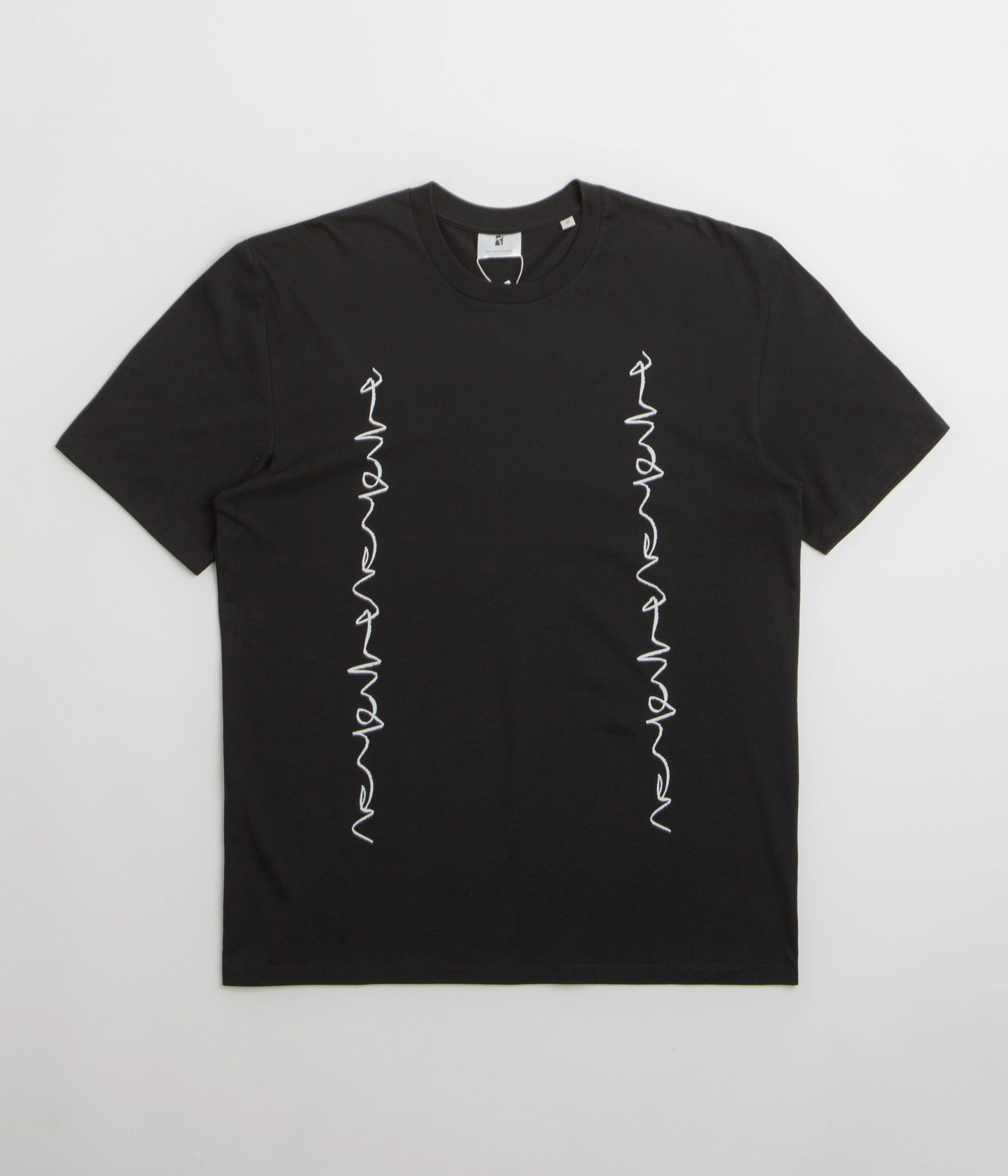 Poetic Collective Crayon Chain T-Shirt - Black nighttime event Running clothes