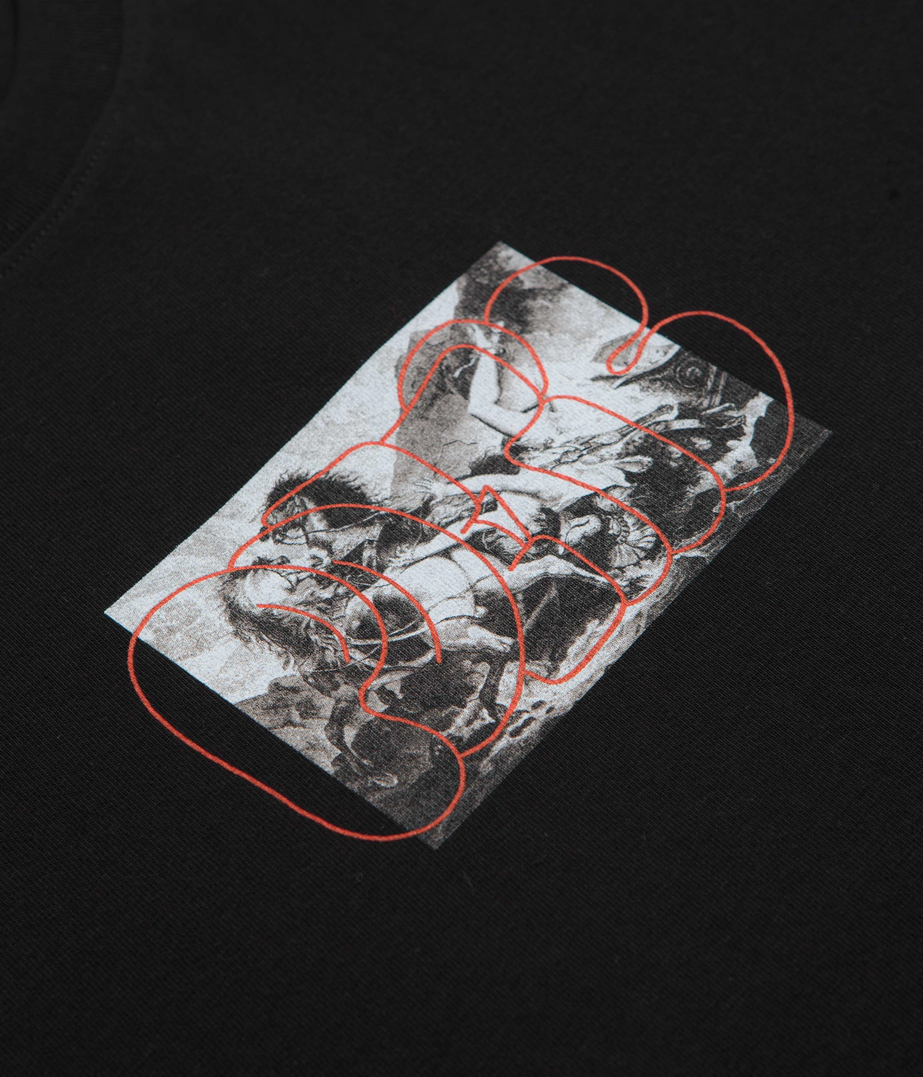 Poetic Collective Horses T-Shirt - Black Lounge-wear