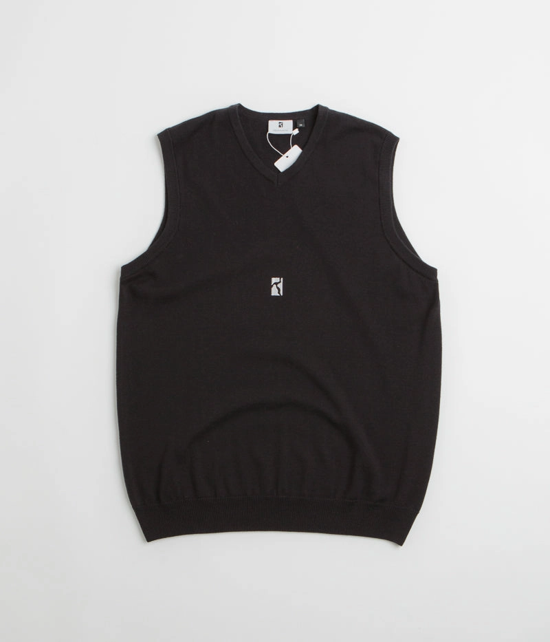 product holiday wear celebration surfing suitable Poetic Collective Slipover Vest - Black