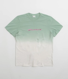 office scene short size Poetic Collective Tie-Dye T-Shirt - Green / White