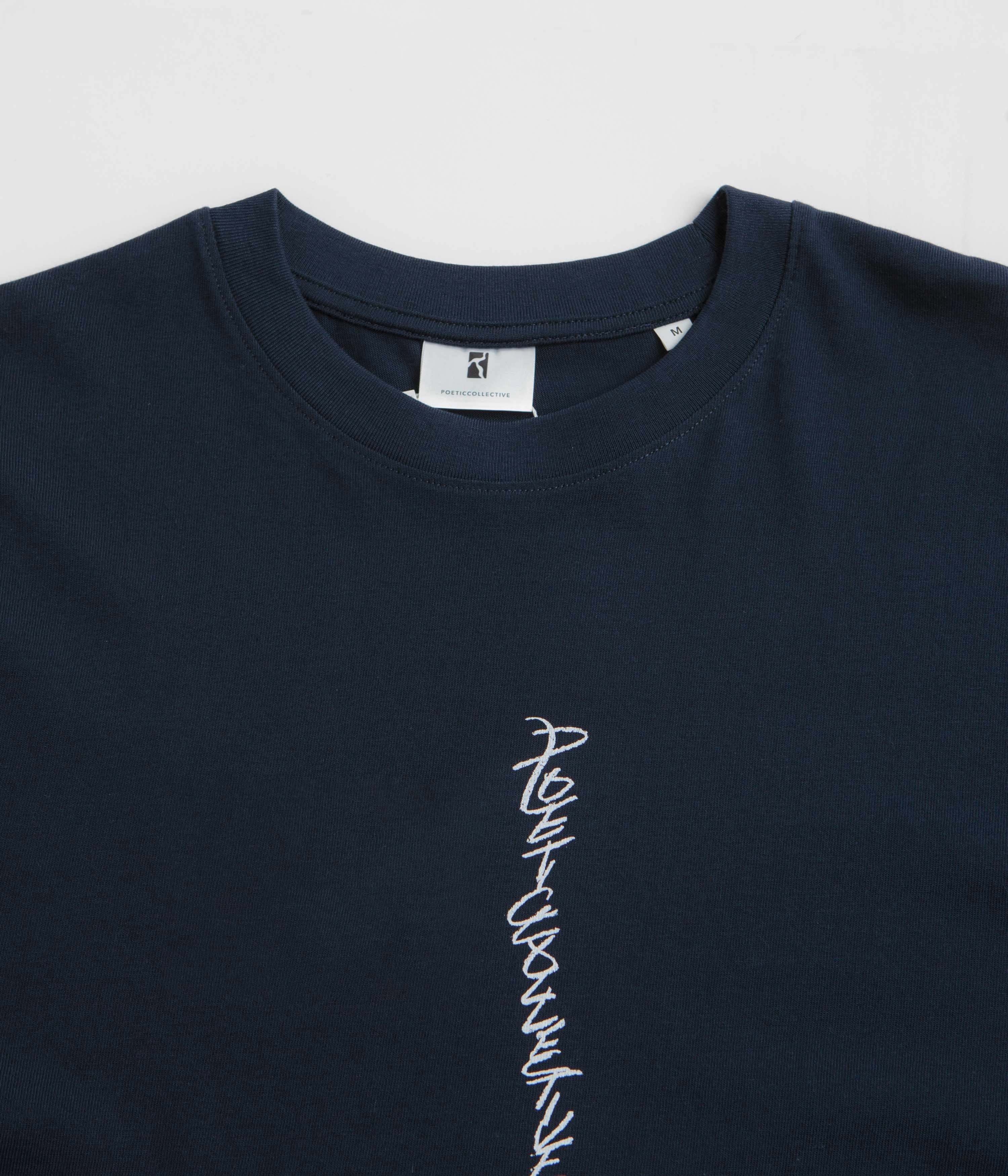 concert nailhead Poetic Collective Tribal T-Shirt - Navy