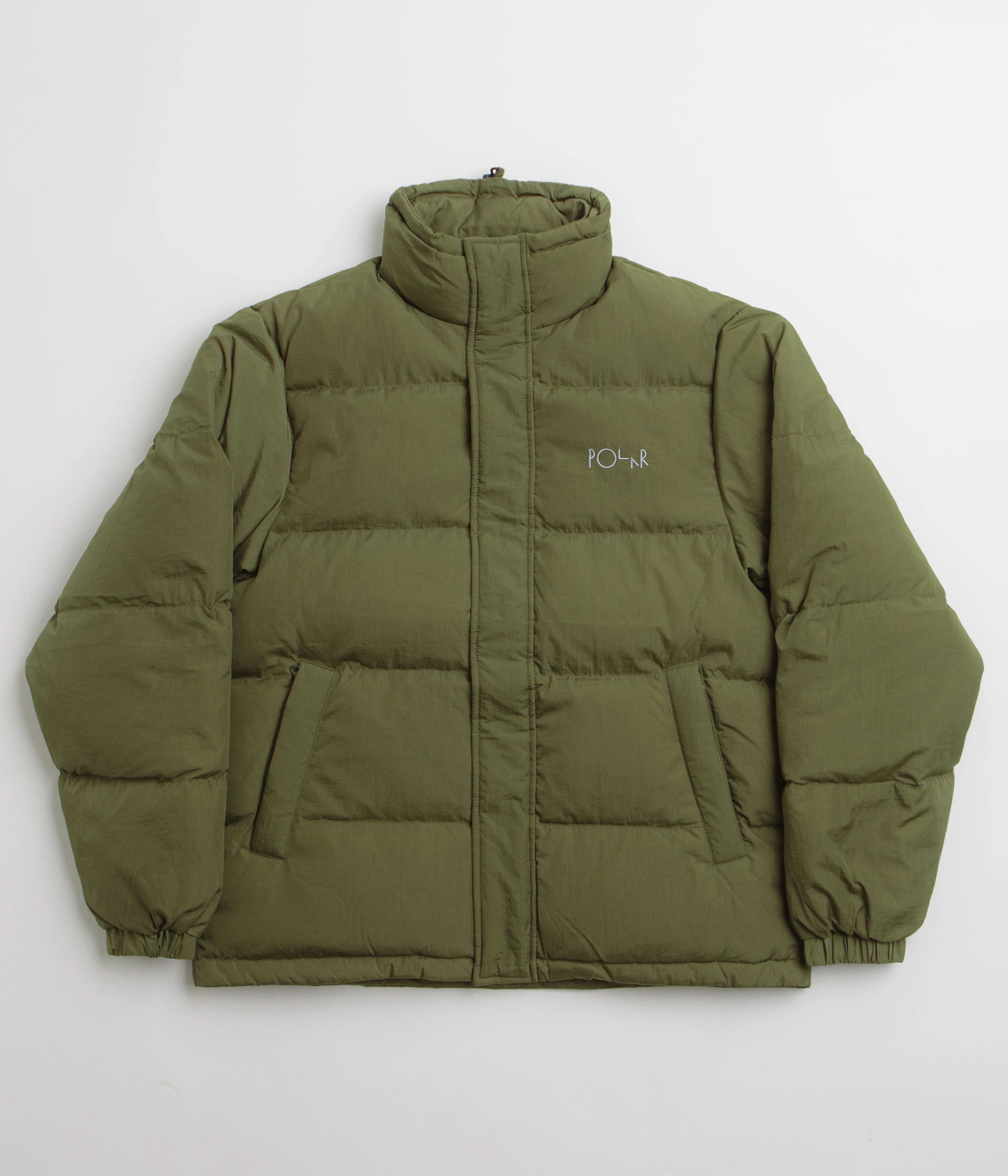 Polar Basic Puffer Jacket - Army Green NoiseFreeMaterial