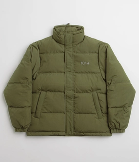 Polar Basic Puffer Jacket - Army Green NoiseFreeMaterial