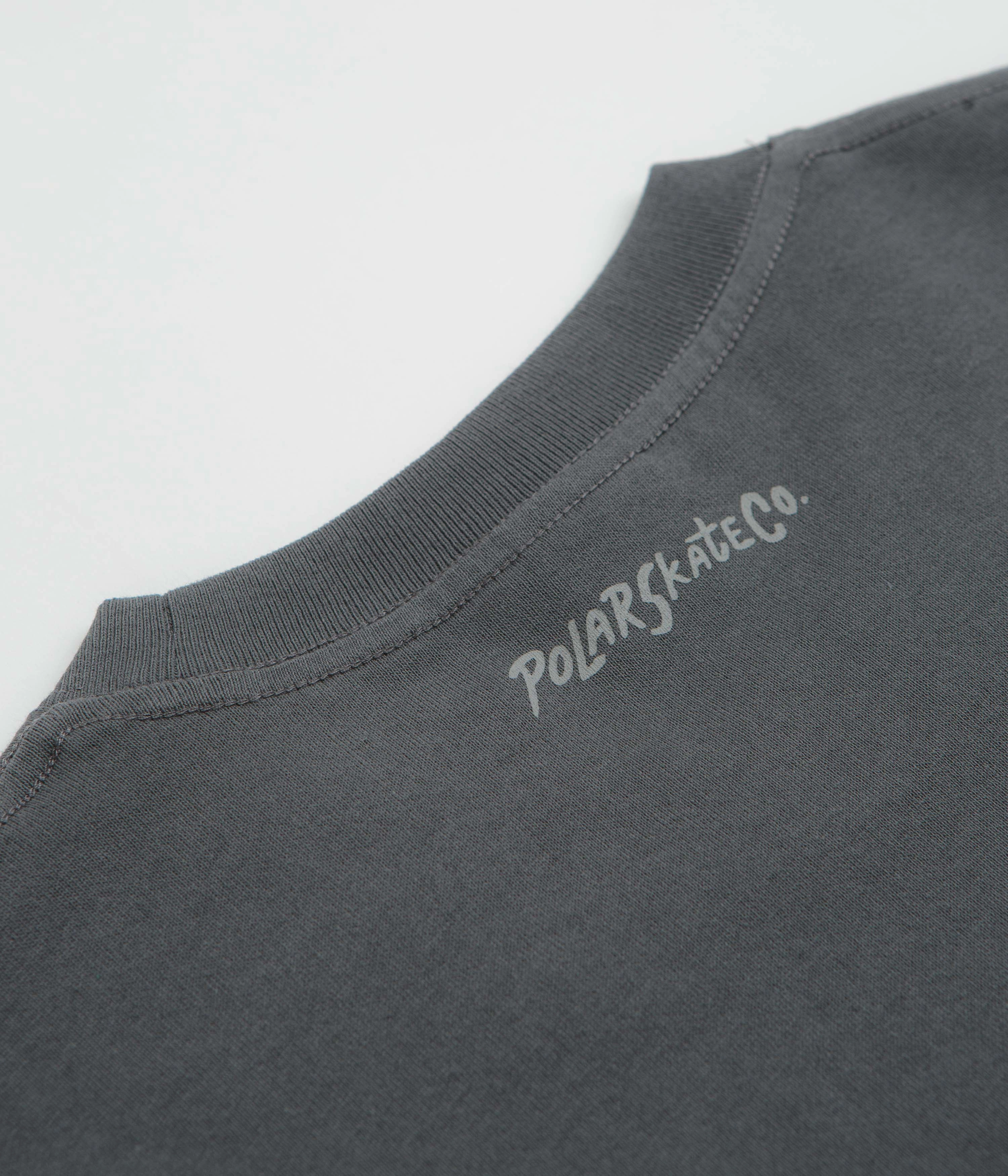 Polar Basic T-Shirt - Graphite Moisture Management Ribbing Oeko Tex Certified Material