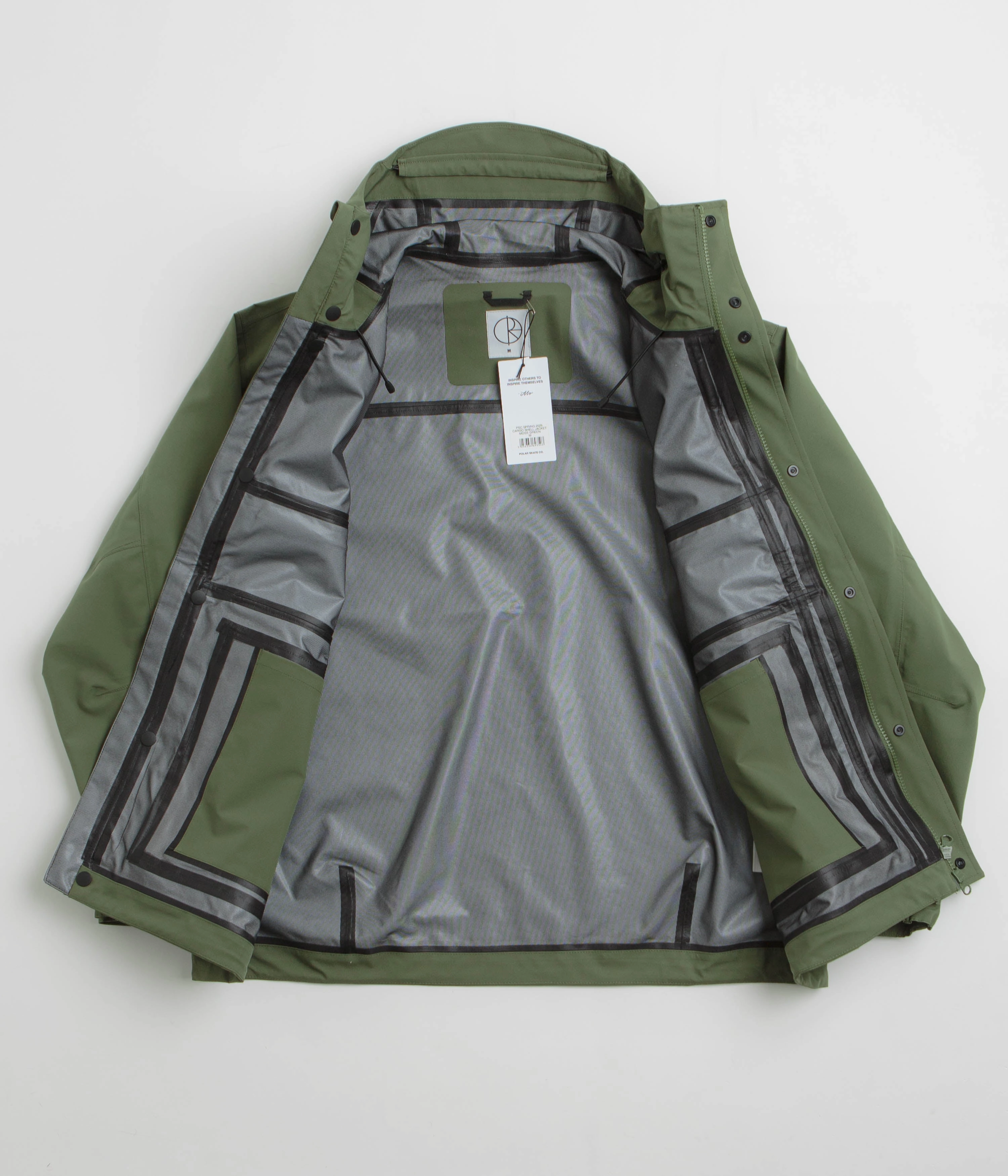Surprise Polar Cargo Shell Jacket - Moss Green