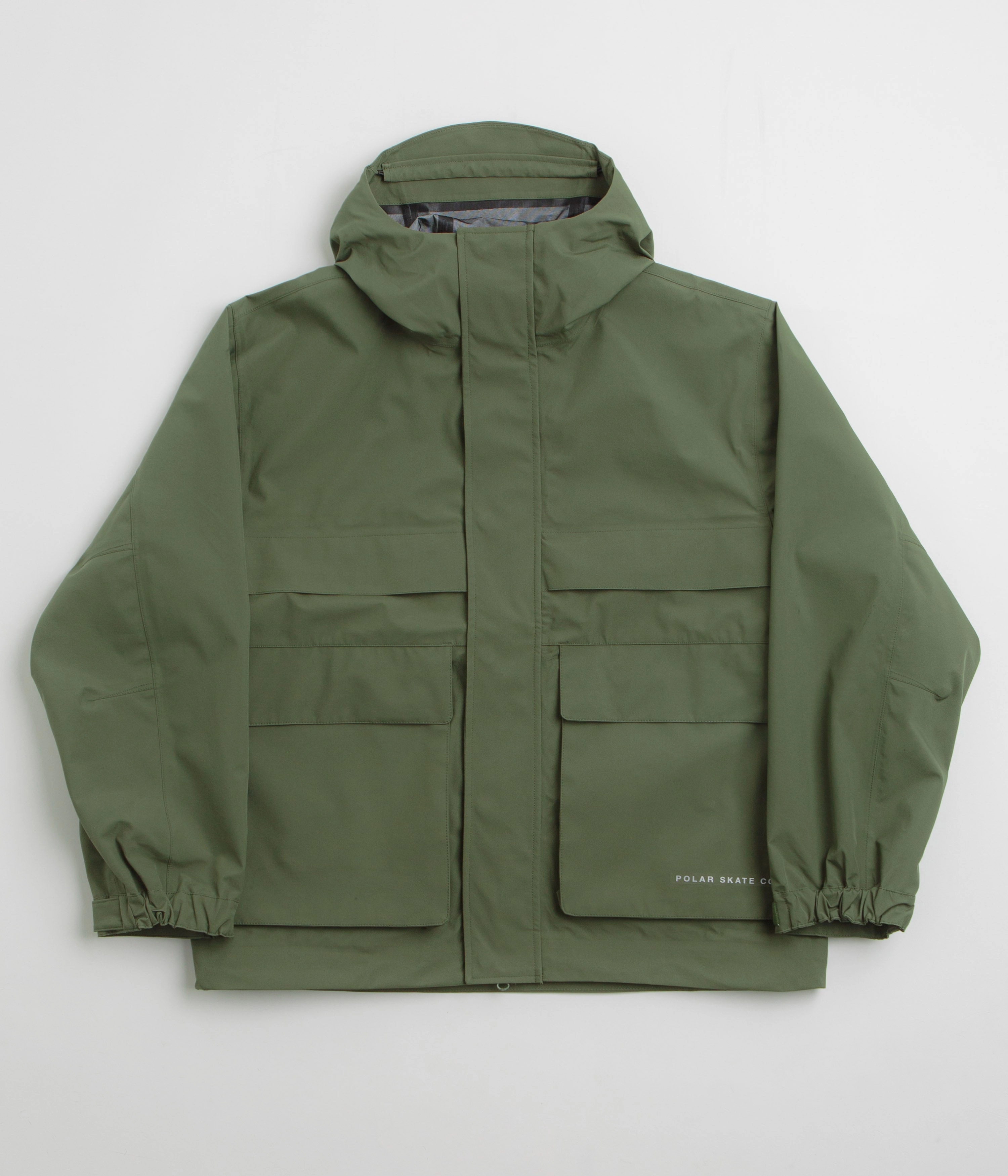 Polar Cargo Shell Jacket - Moss Green Innovate