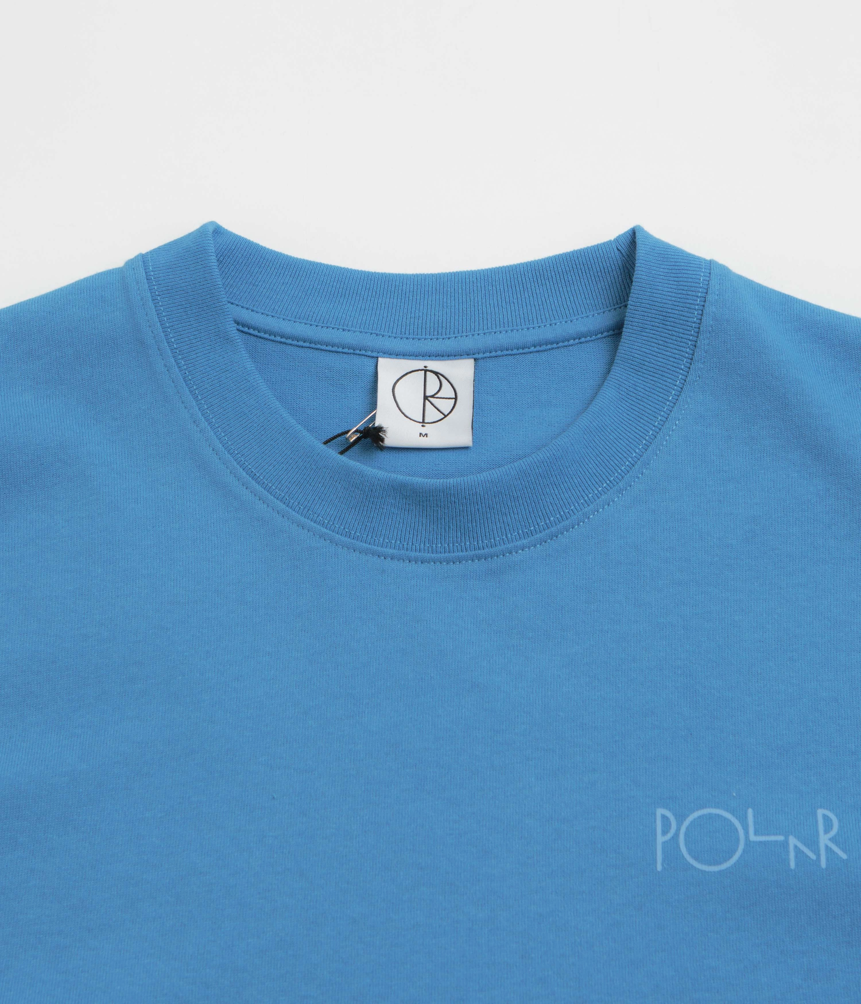 Polar Contrast Stroke Logo T-Shirt - French Blue Graphic Prints hotel event