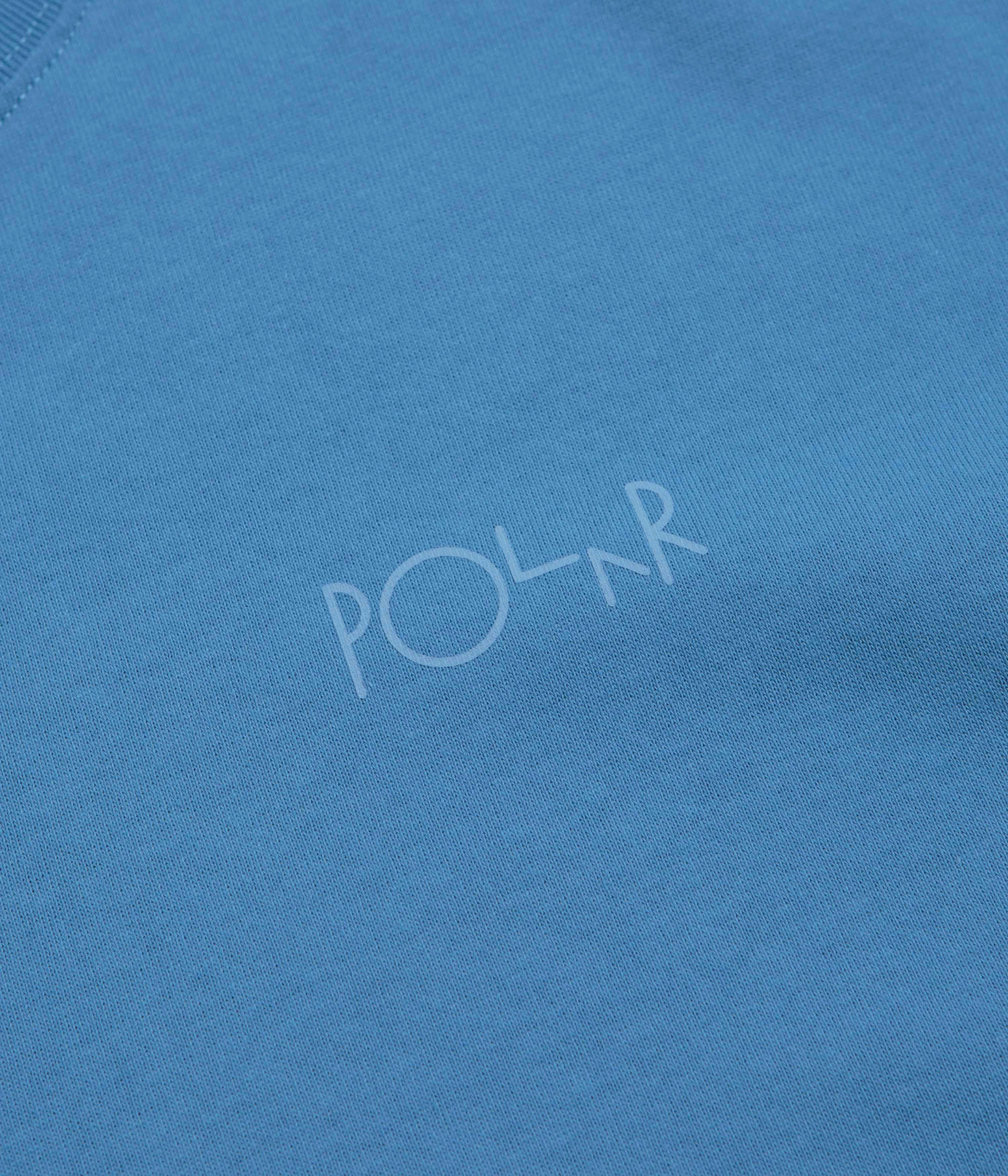hotel event narrow legs Polar Contrast Stroke Logo T-Shirt - French Blue