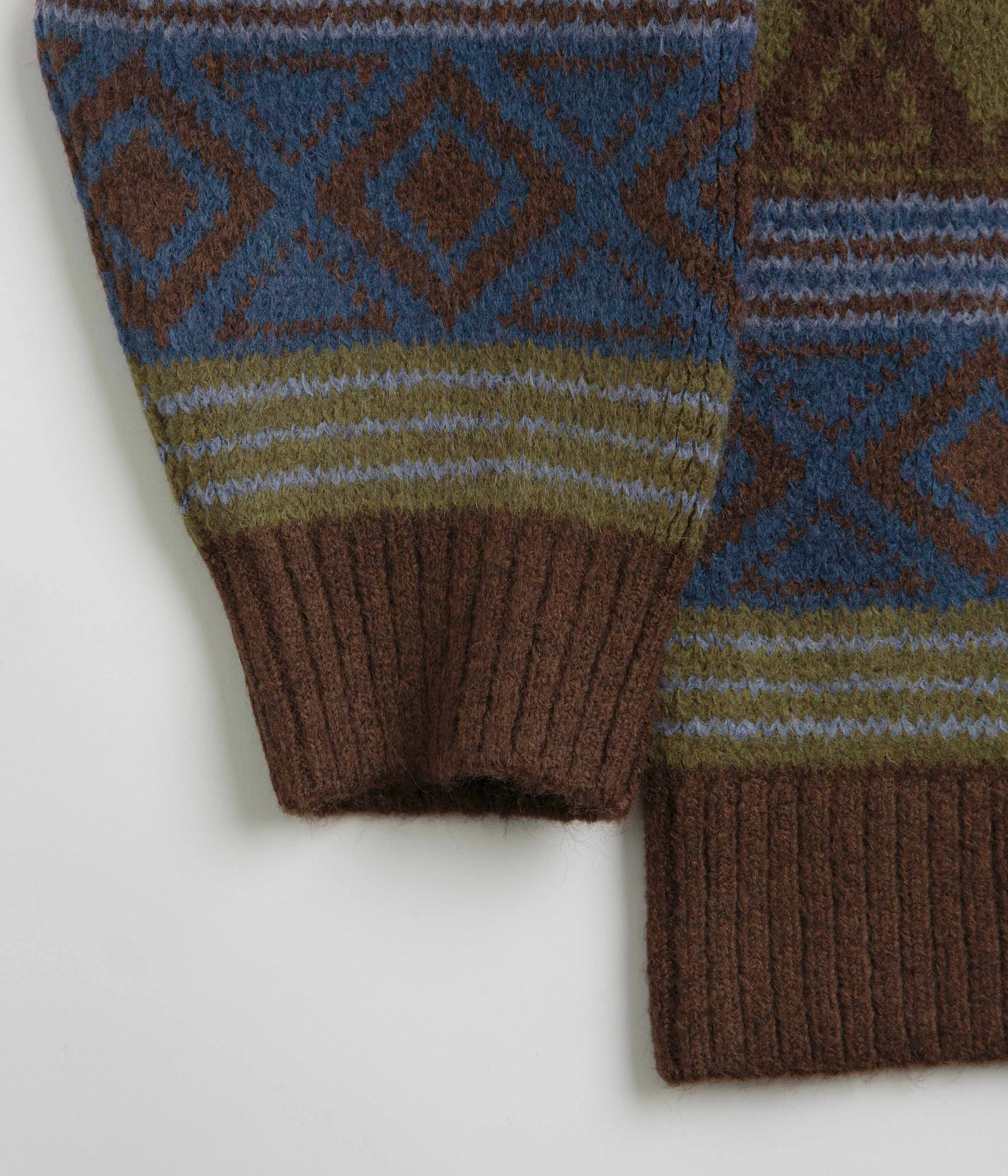 product couple connection Polar George Sweatshirt - Blue Green Mix