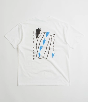 spring season Anti-static Polar Last Night T-Shirt - White