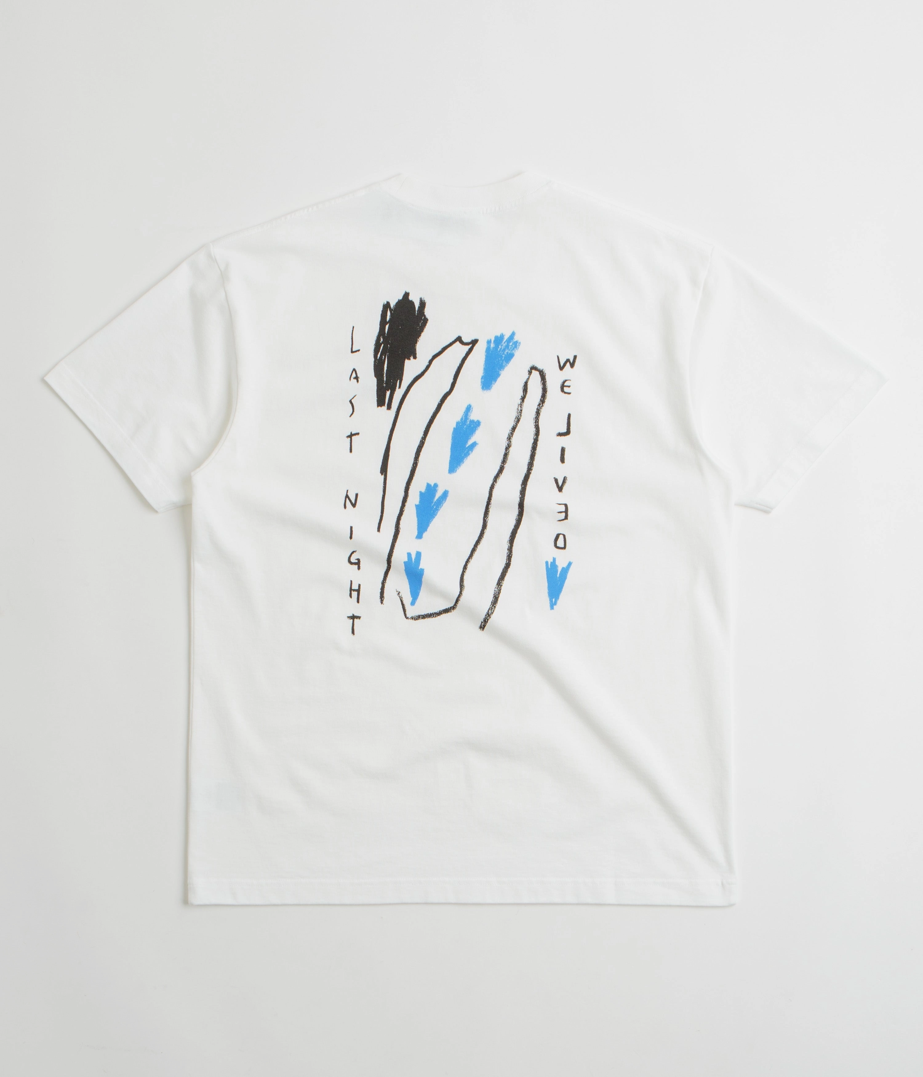 spring season Anti-static Polar Last Night T-Shirt - White