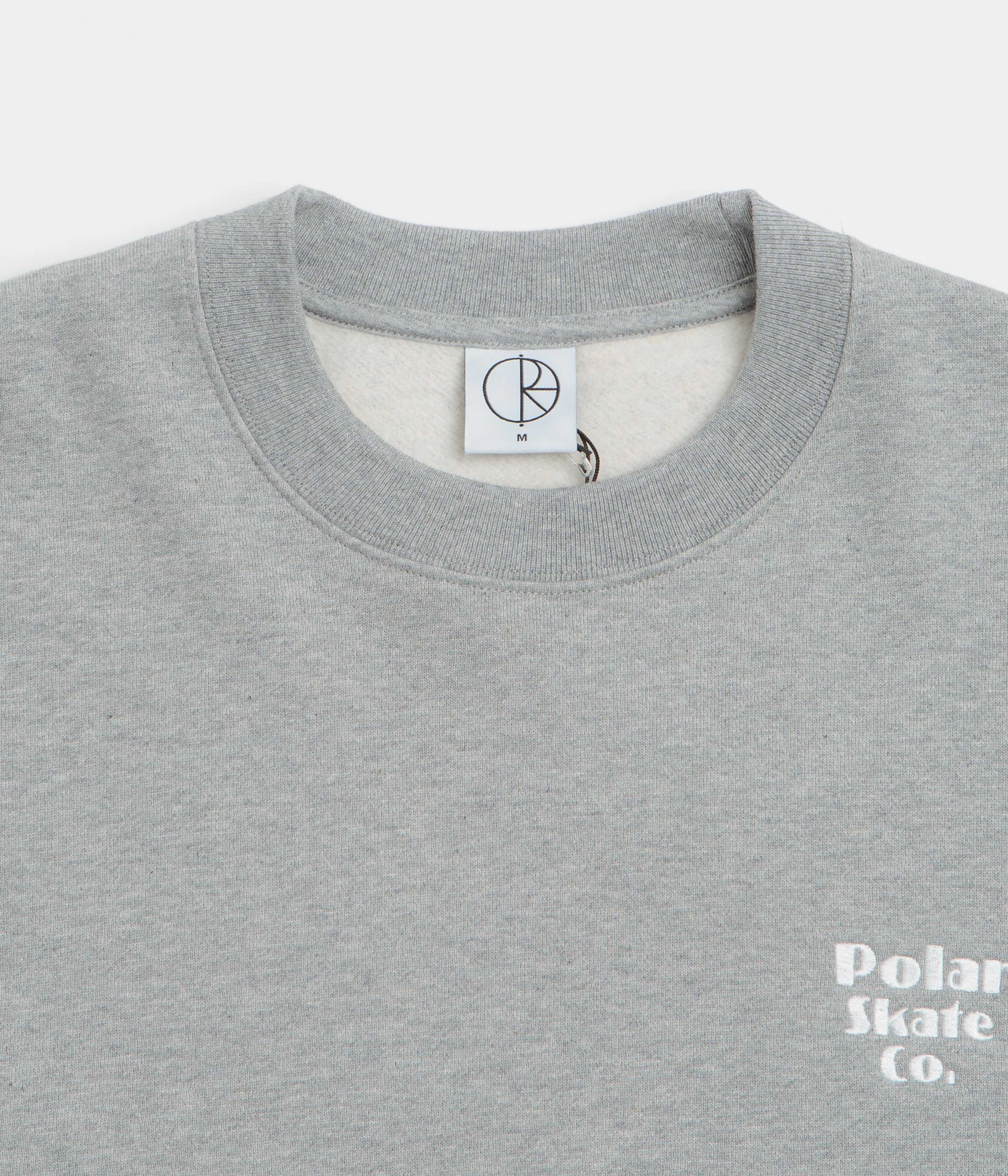 Polar New Sport Dave Crewneck Sweatshirt - Heather Grey Effortless Hoodie skiing suitable