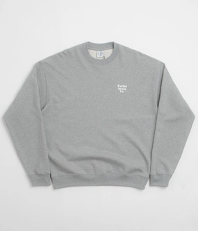 Polar New Sport Dave Crewneck Sweatshirt - Heather Grey product business casual suitability