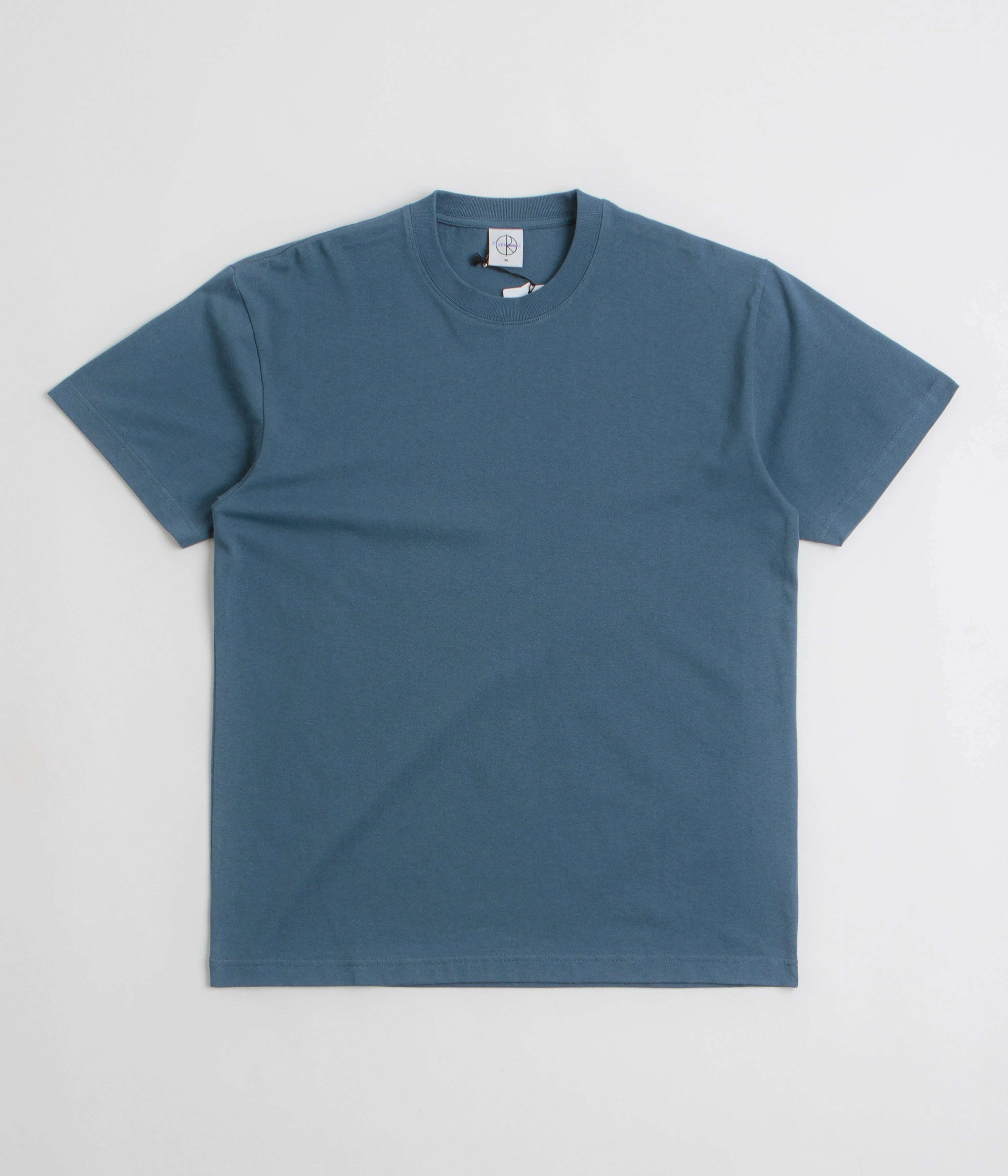 nursing clothes gathers Polar Noise T-Shirt - Grey Blue