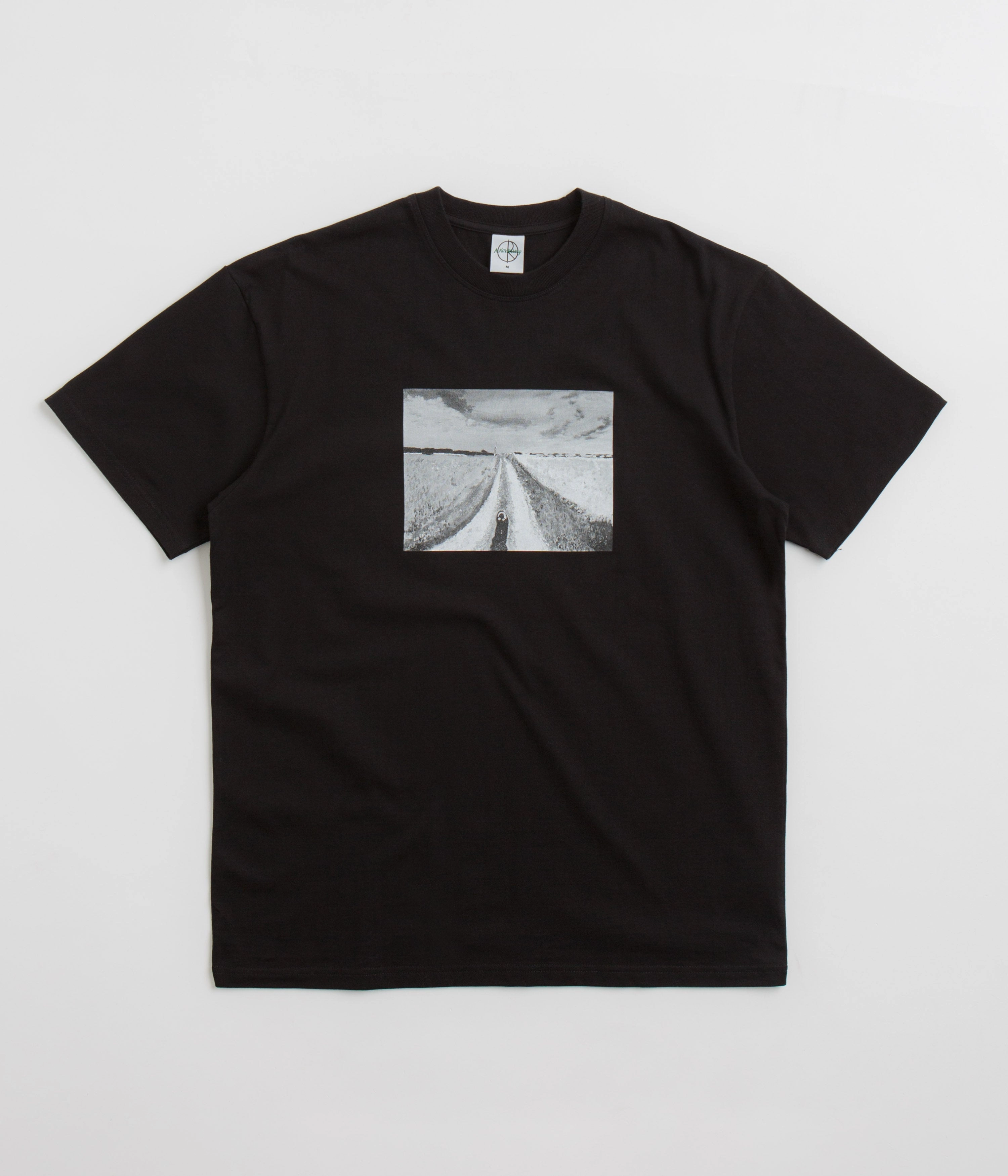 ethnic hem hunting event Polar Open Fields T-Shirt - Black