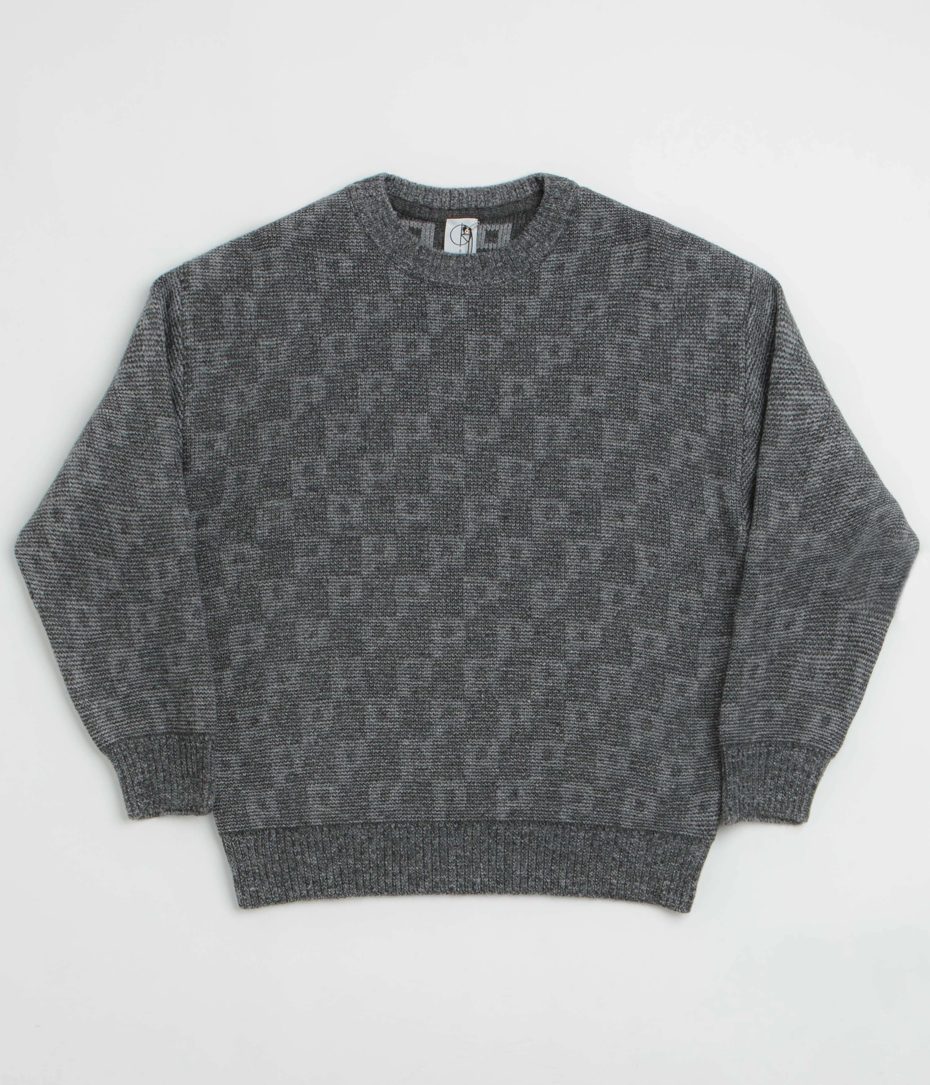 Polar P Pattern George Sweatshirt - Grey Gift worthy kids'