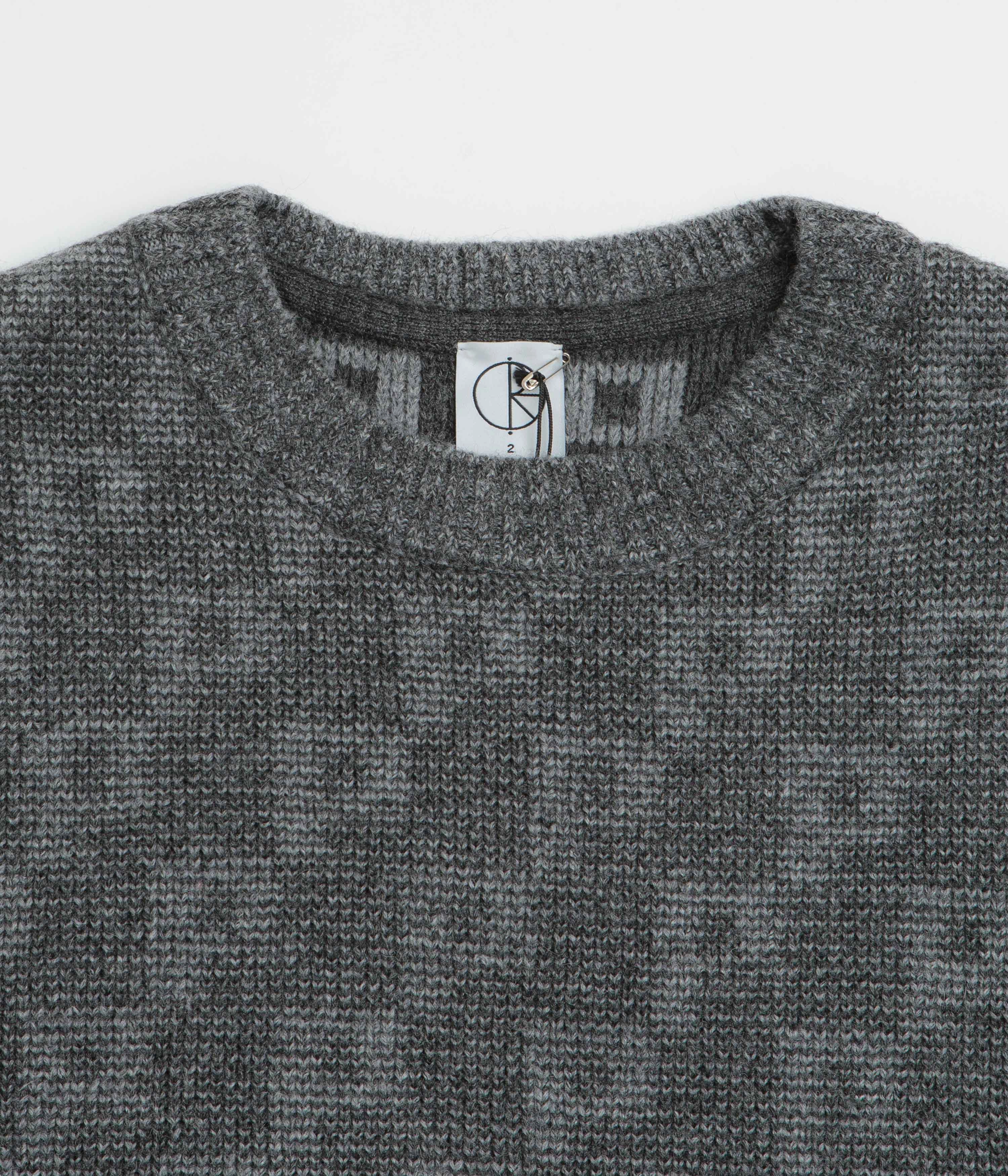 Polar P Pattern George Sweatshirt - Grey team wear product ring elegance