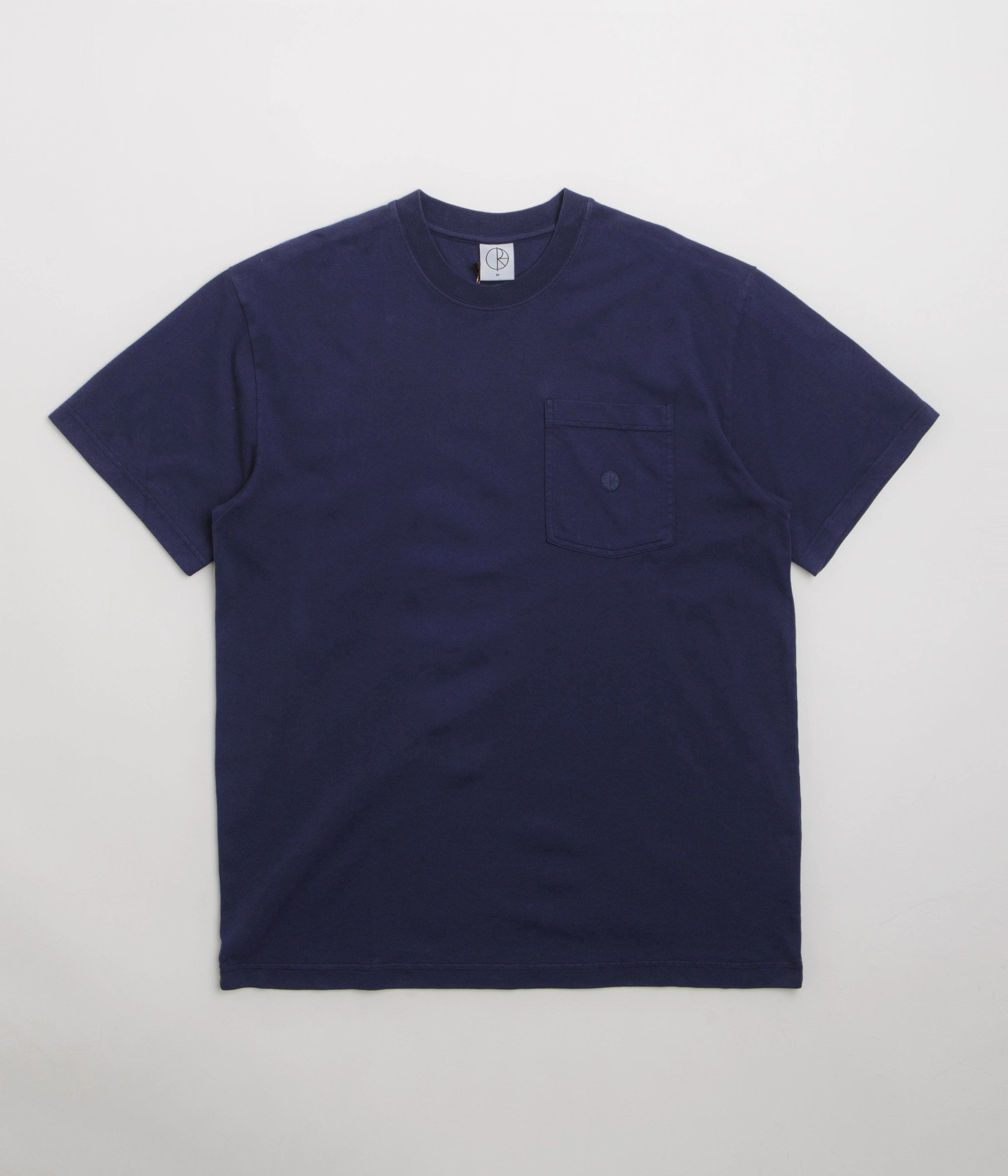 rolled sleeves tent venue Polar Pocket T-Shirt - Dark Blue / Blue