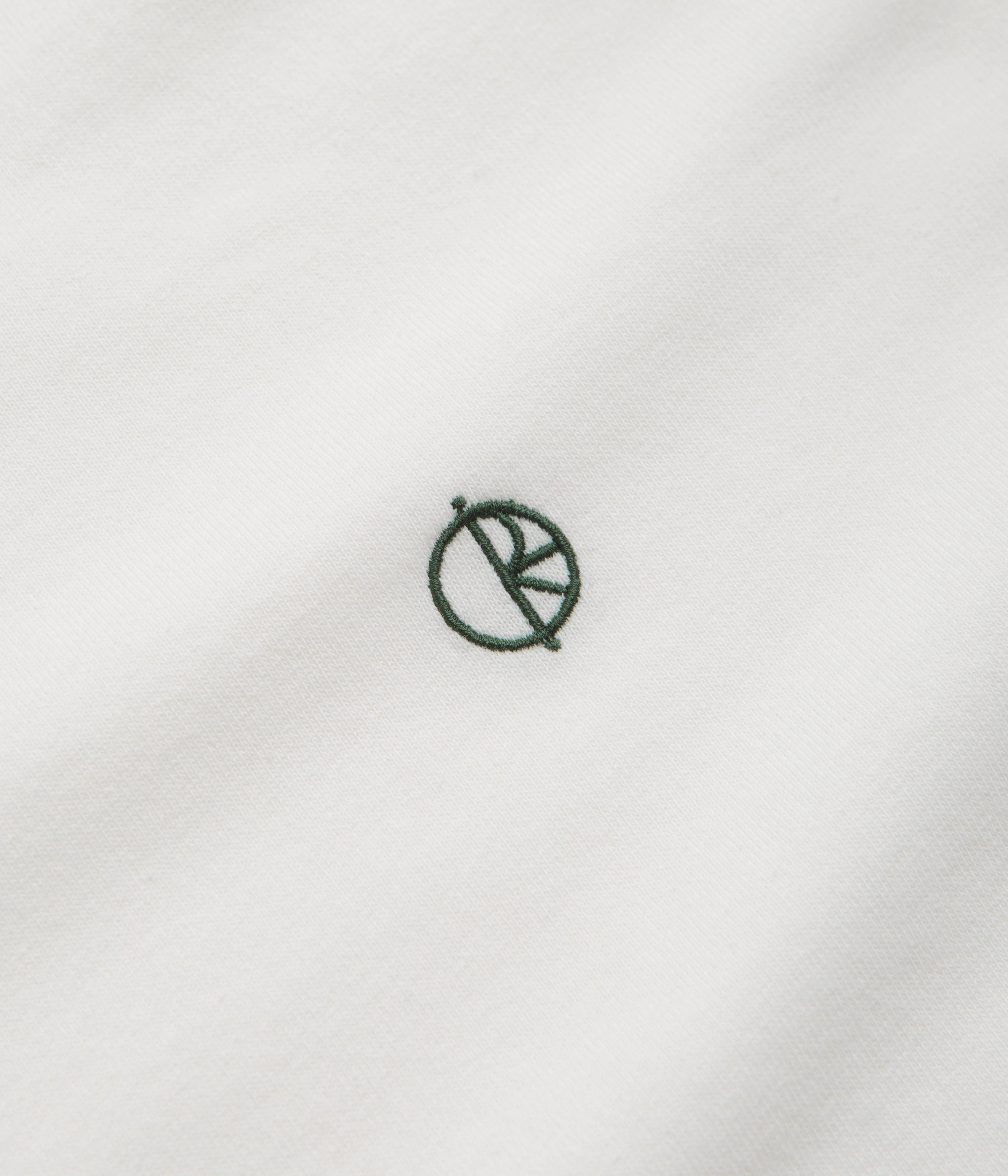 Home Wear Polar Ringer T-Shirt - Cloud White / Dark Green