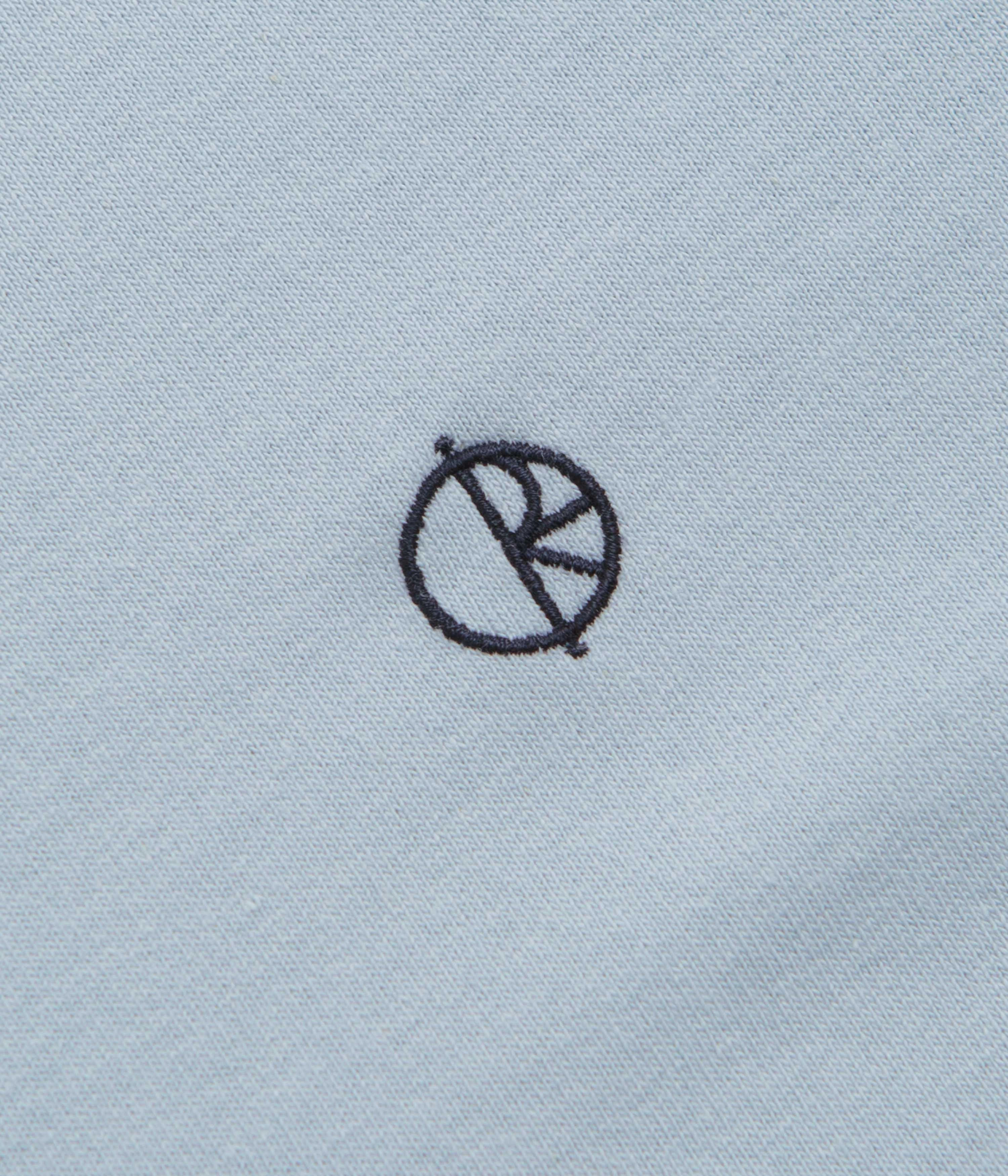 RV venue Polar Ringer T-Shirt - Light Blue / Navy