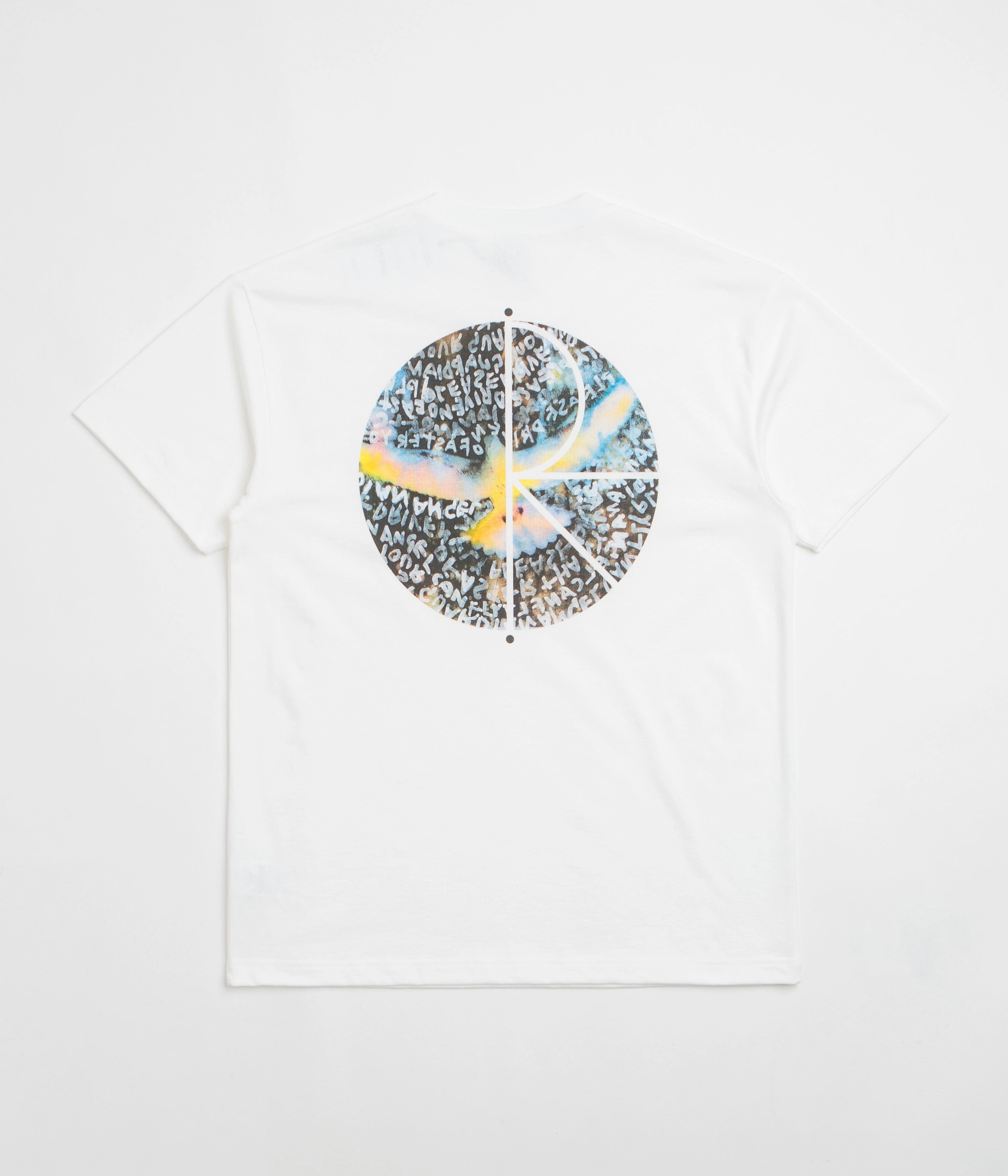 Polar Searching For Peace Fill Logo T-Shirt - White Narrow waistband Straight fit