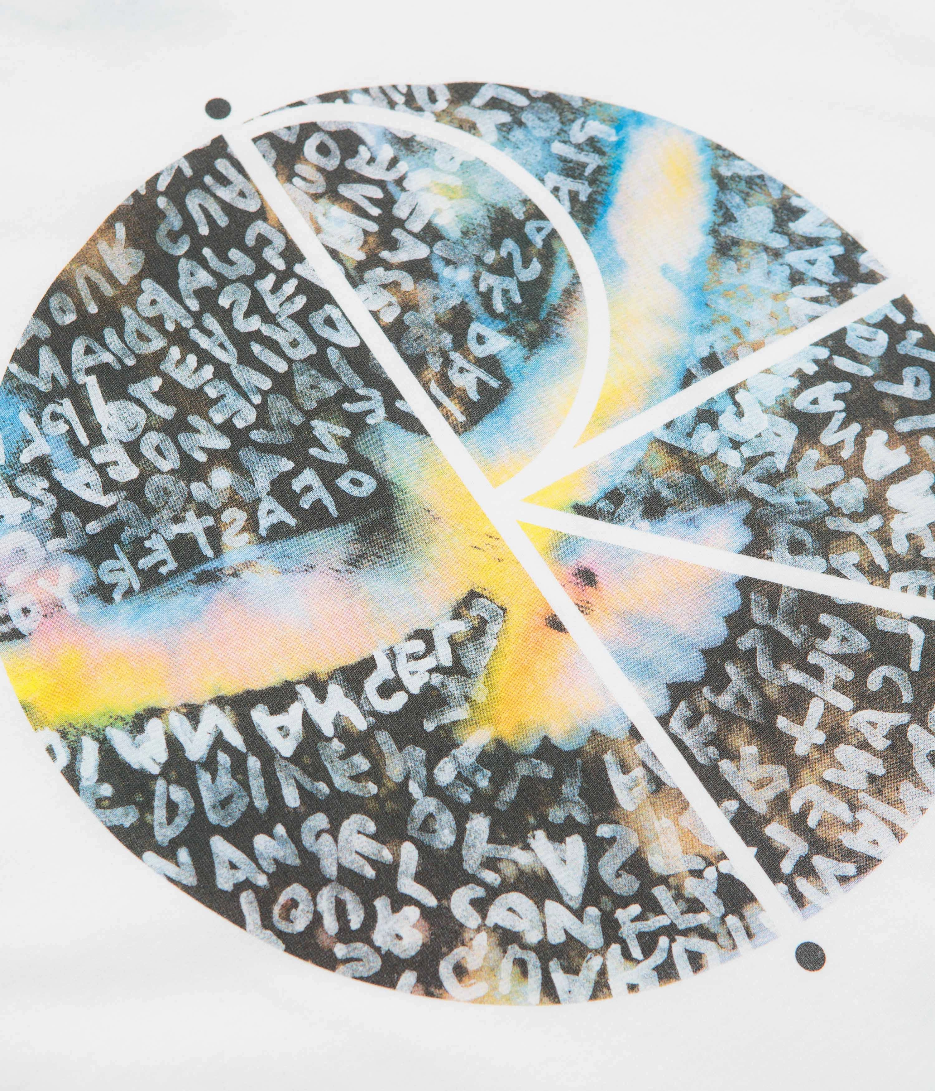 Polar Searching For Peace Fill Logo T-Shirt - White beach scene