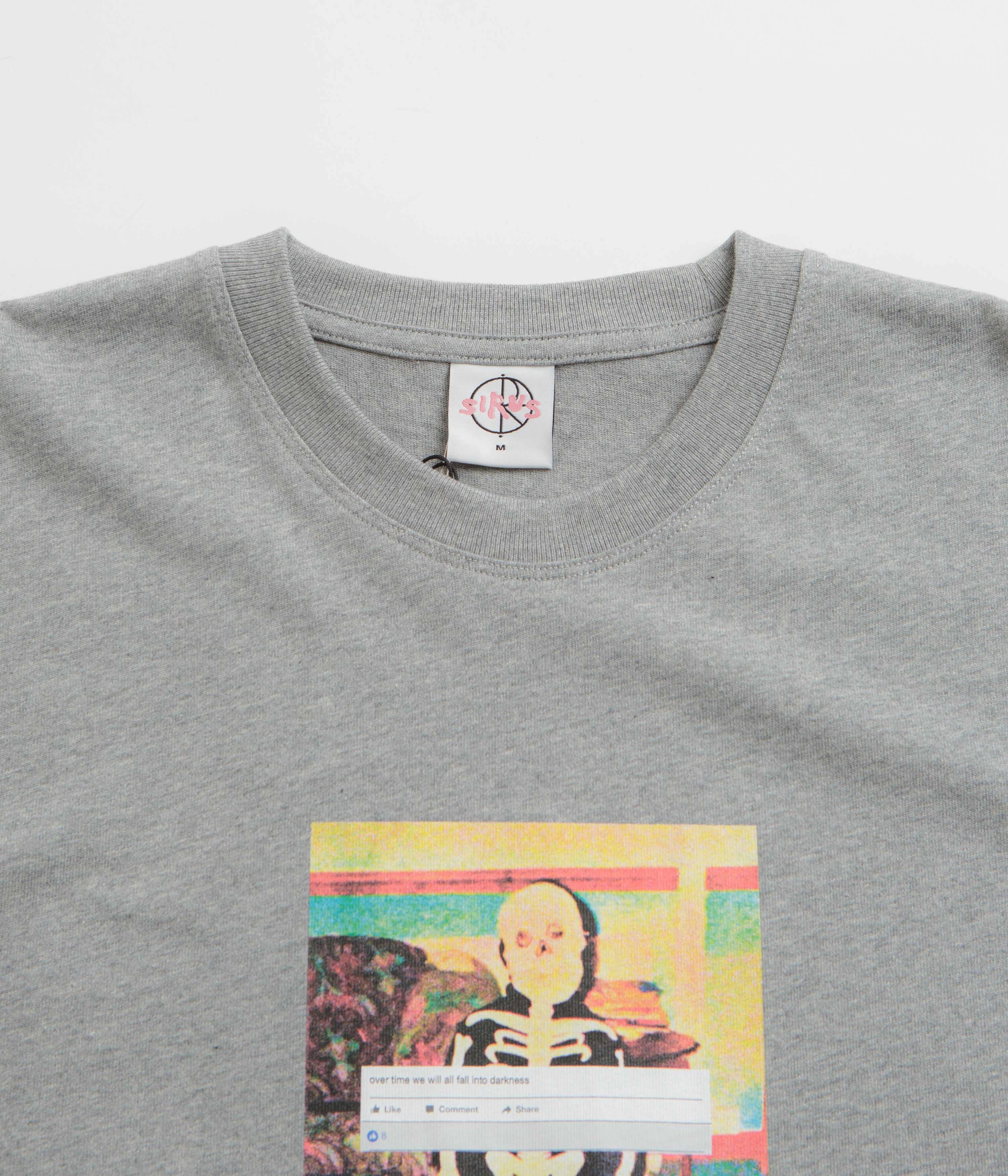 Oversized Polar Skeleton Kid T-Shirt - Heather Grey