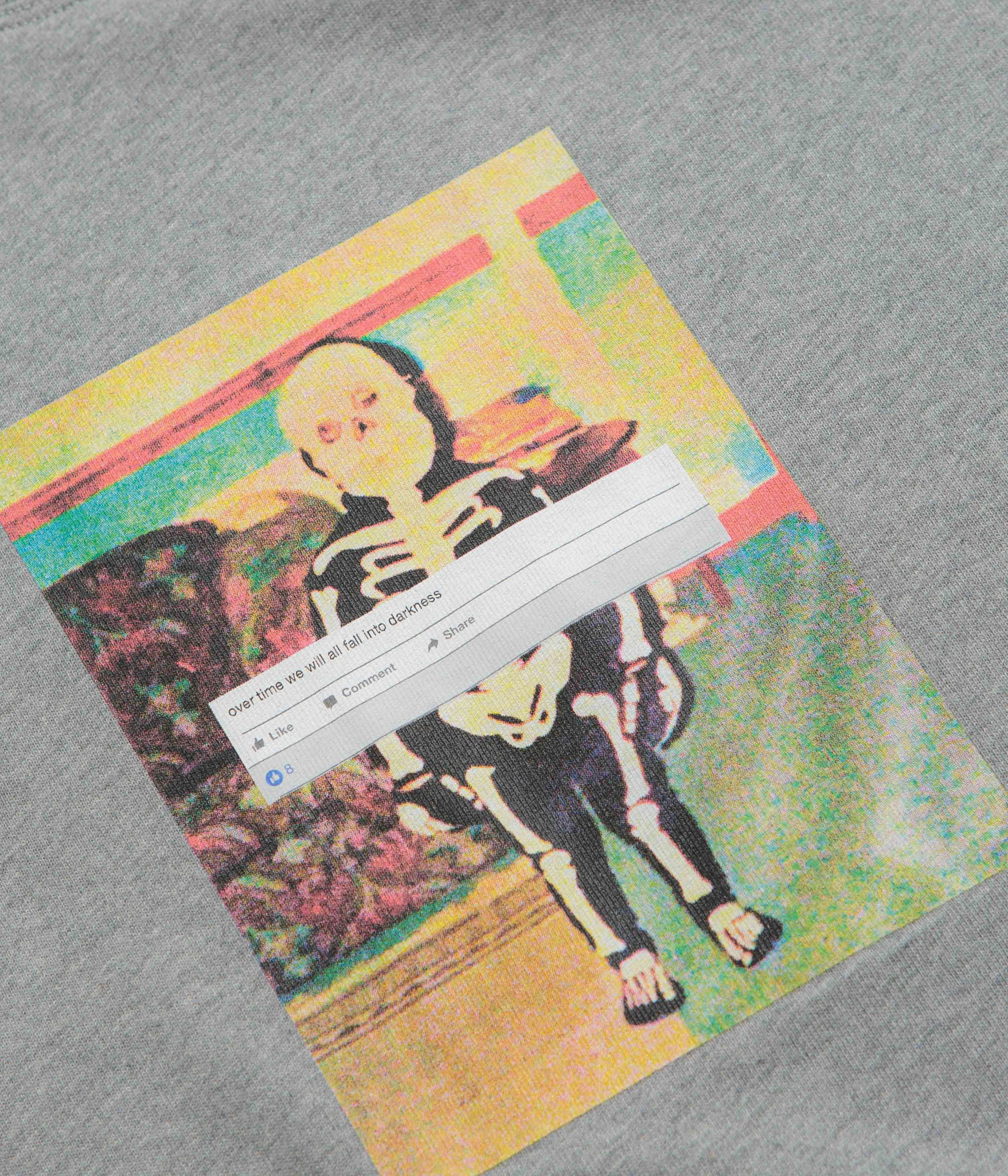 Polar Skeleton Kid T-Shirt - Heather Grey ruffled hem uniqueness