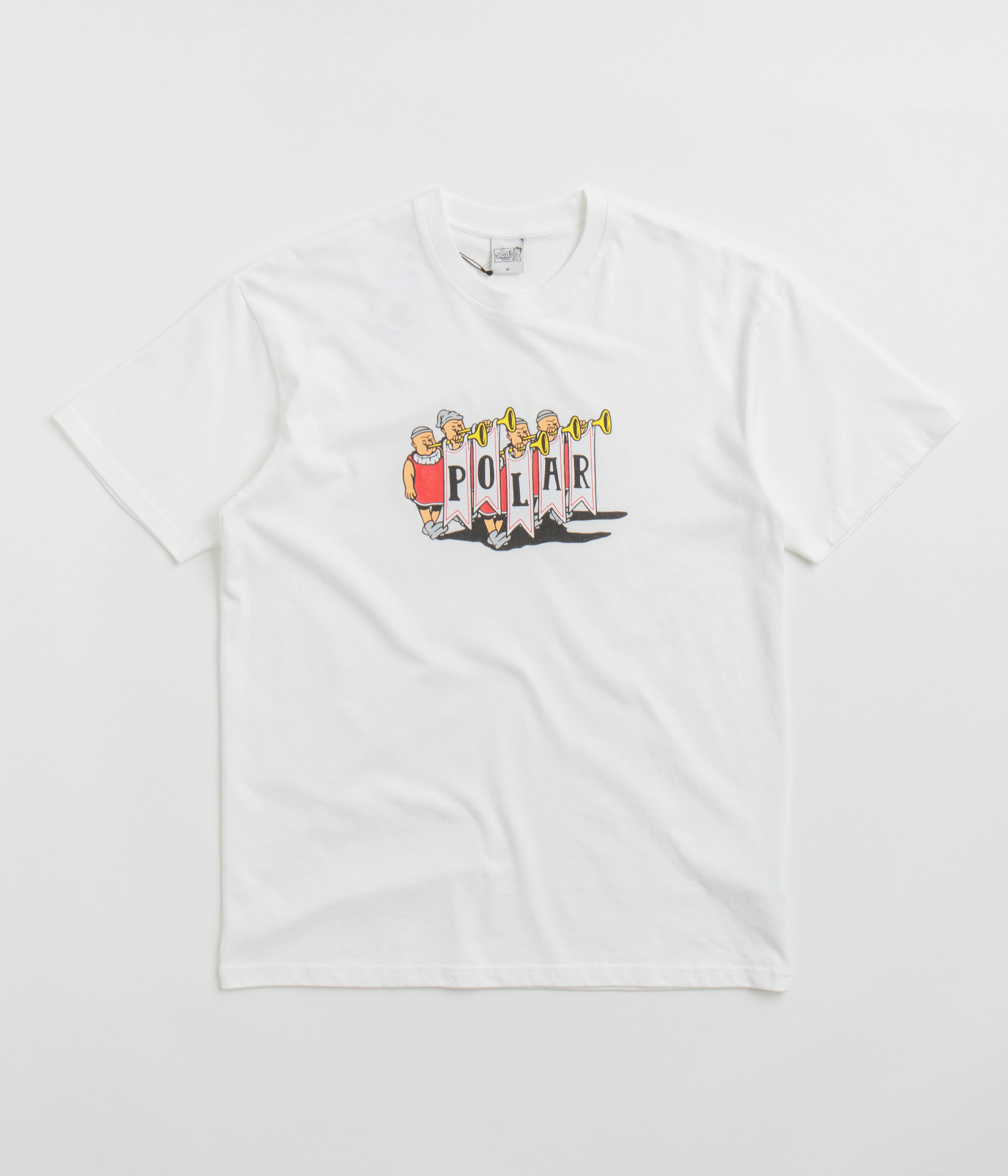 Polar Trumpets T-Shirt - White Bio Washed Softness