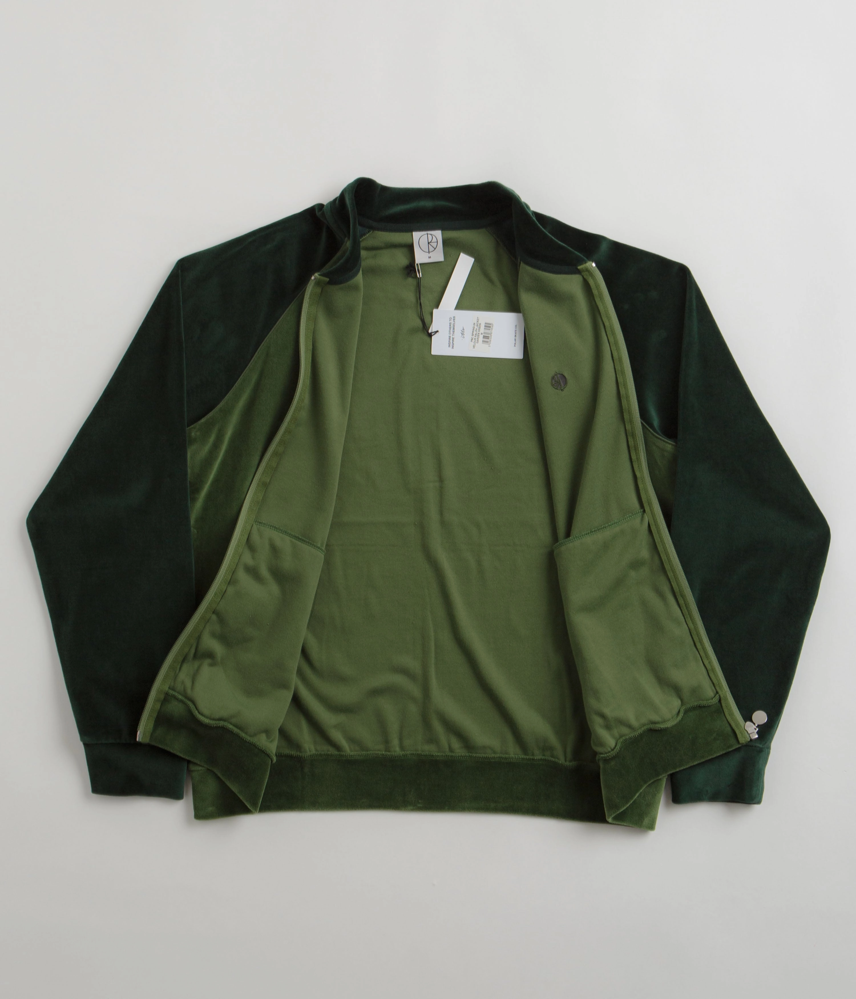 Polar Velour Ralph Jacket - Garden Green LightweightFabric