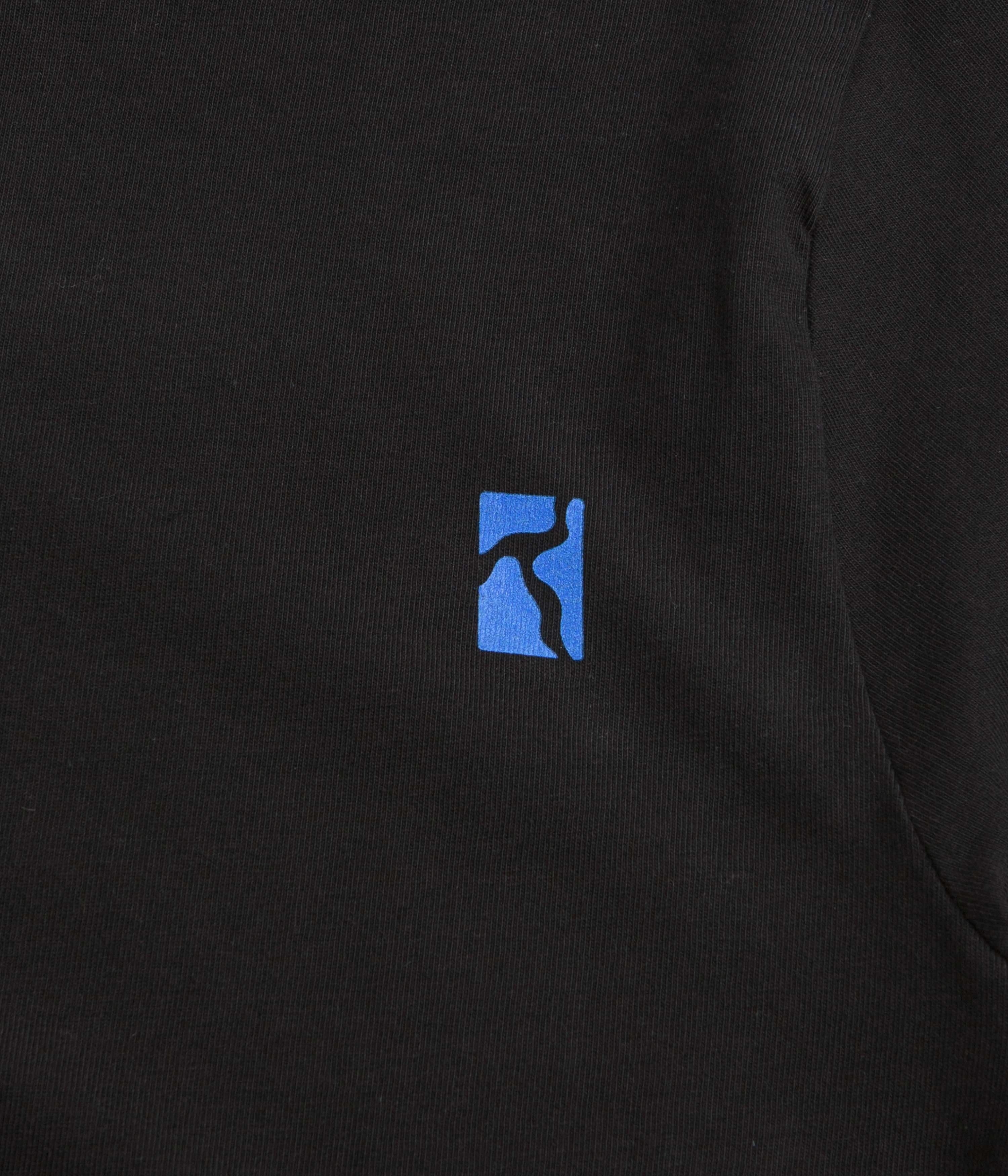 student Poetic Collective Flames T-Shirt - Black