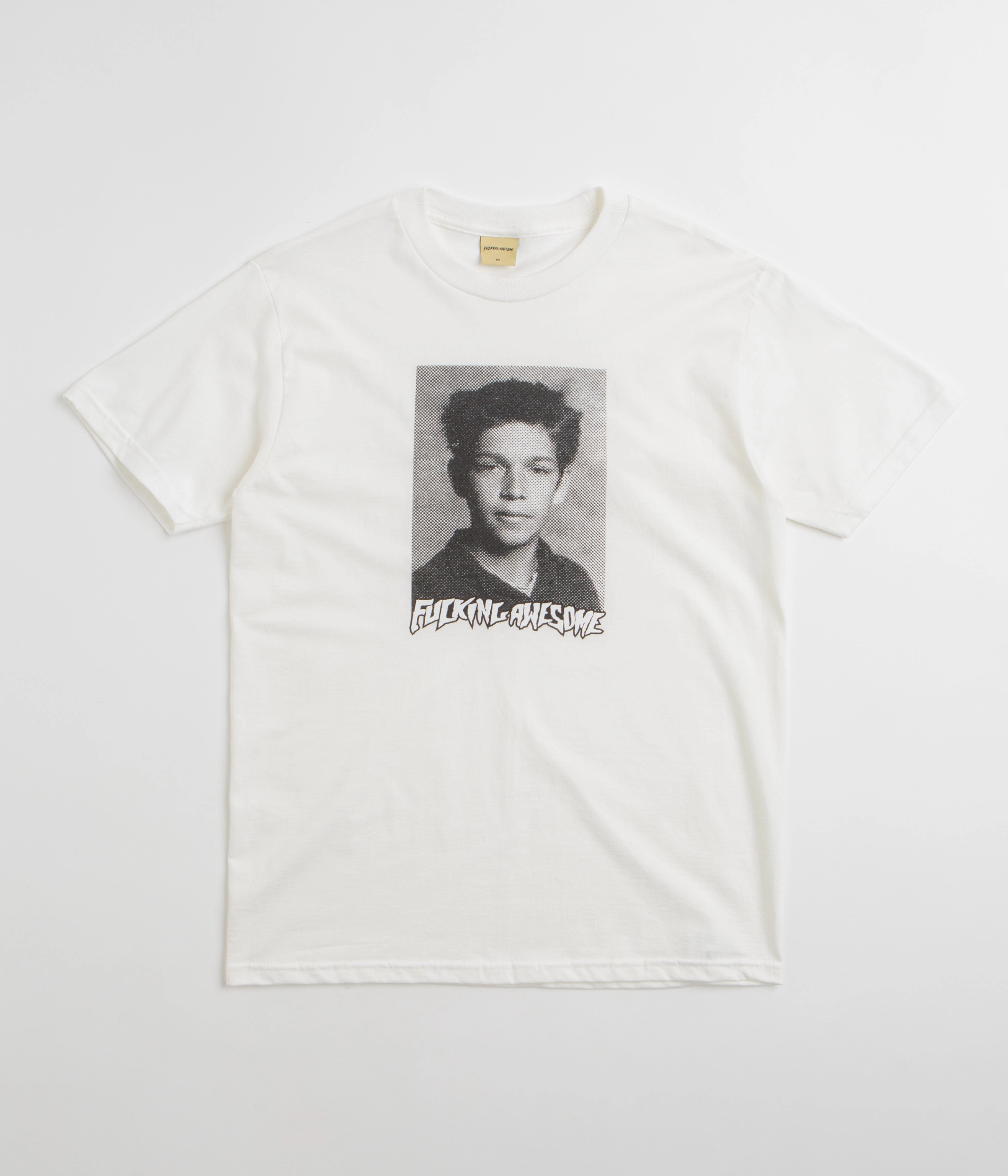 Fucking Awesome Gonz Class Photo T-Shirt - White male clothing Flatlock Seam Technique